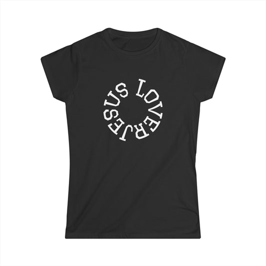Black Jesus Lover  Women's Softstyle Tee