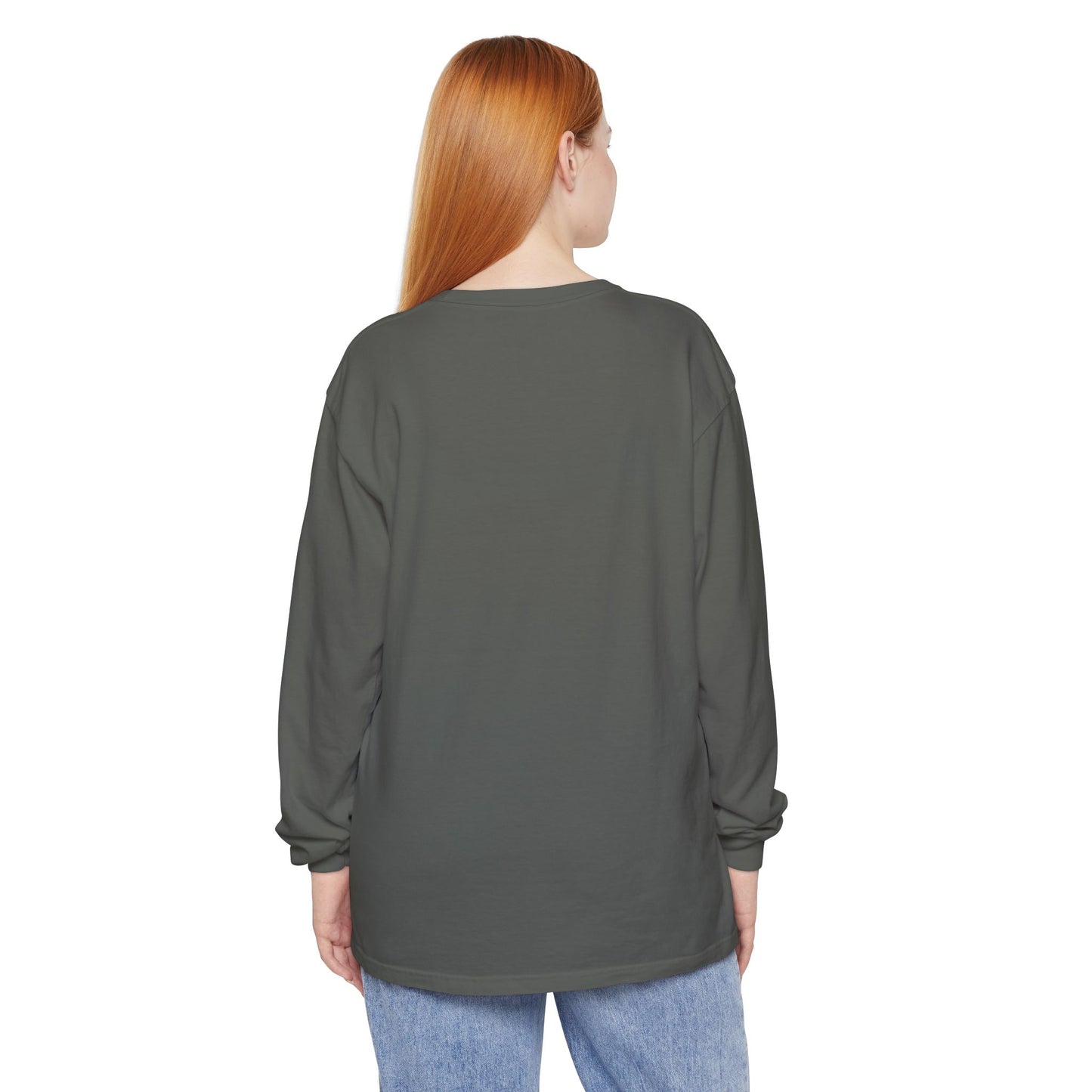 Send Me Garment-Dyed Long Sleeve Shirt - Here Am I! Send Me! Tee