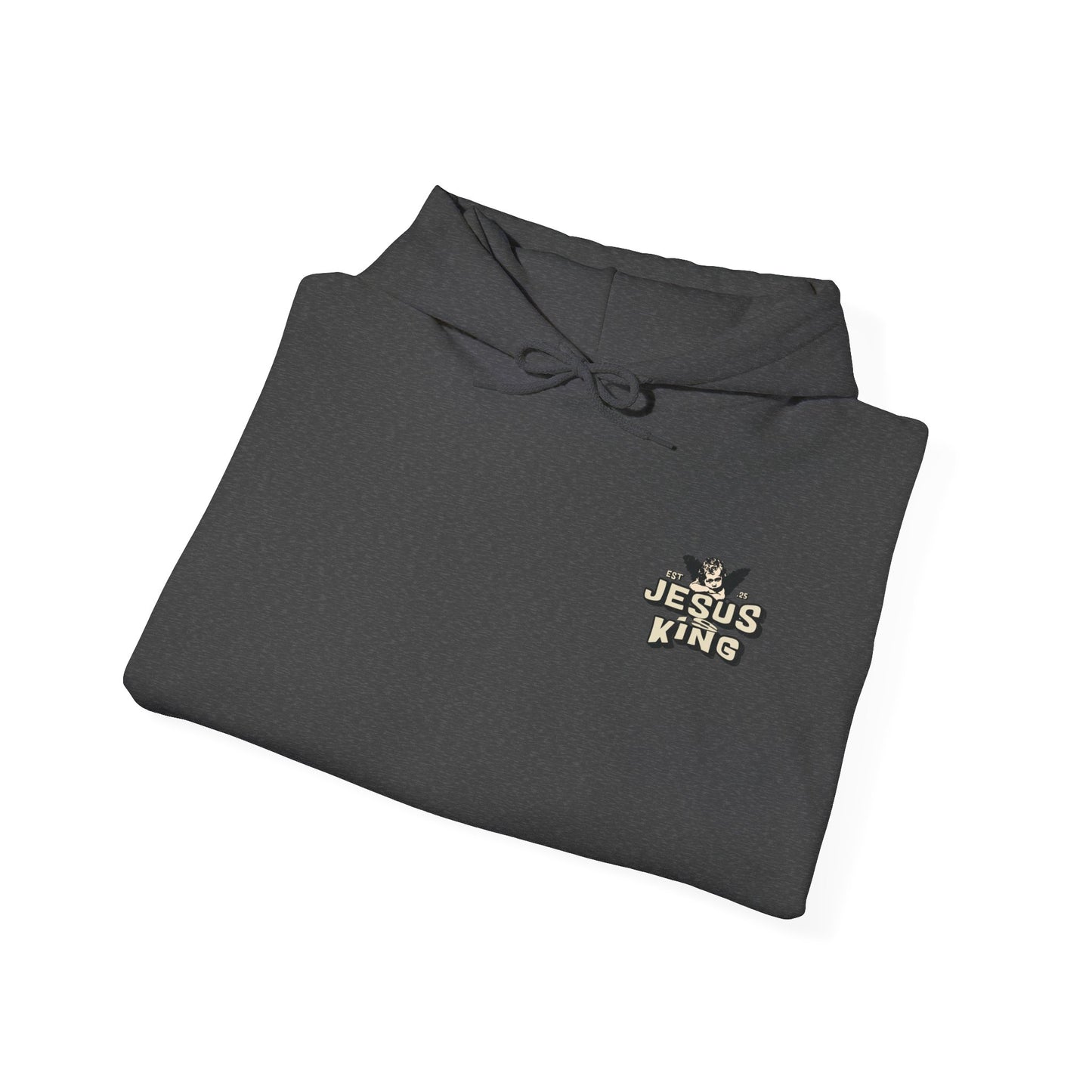 JESUS IS KING Motivational Hooded Sweatshirt