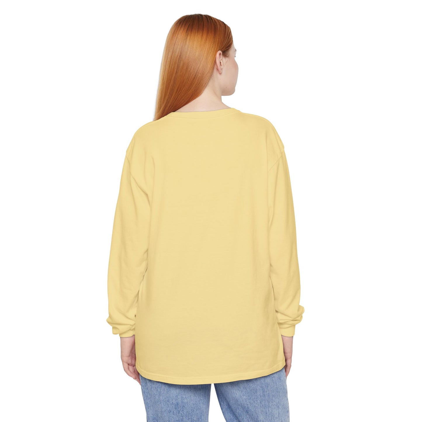 Send Me Garment-Dyed Long Sleeve Shirt - Here Am I! Send Me! Tee