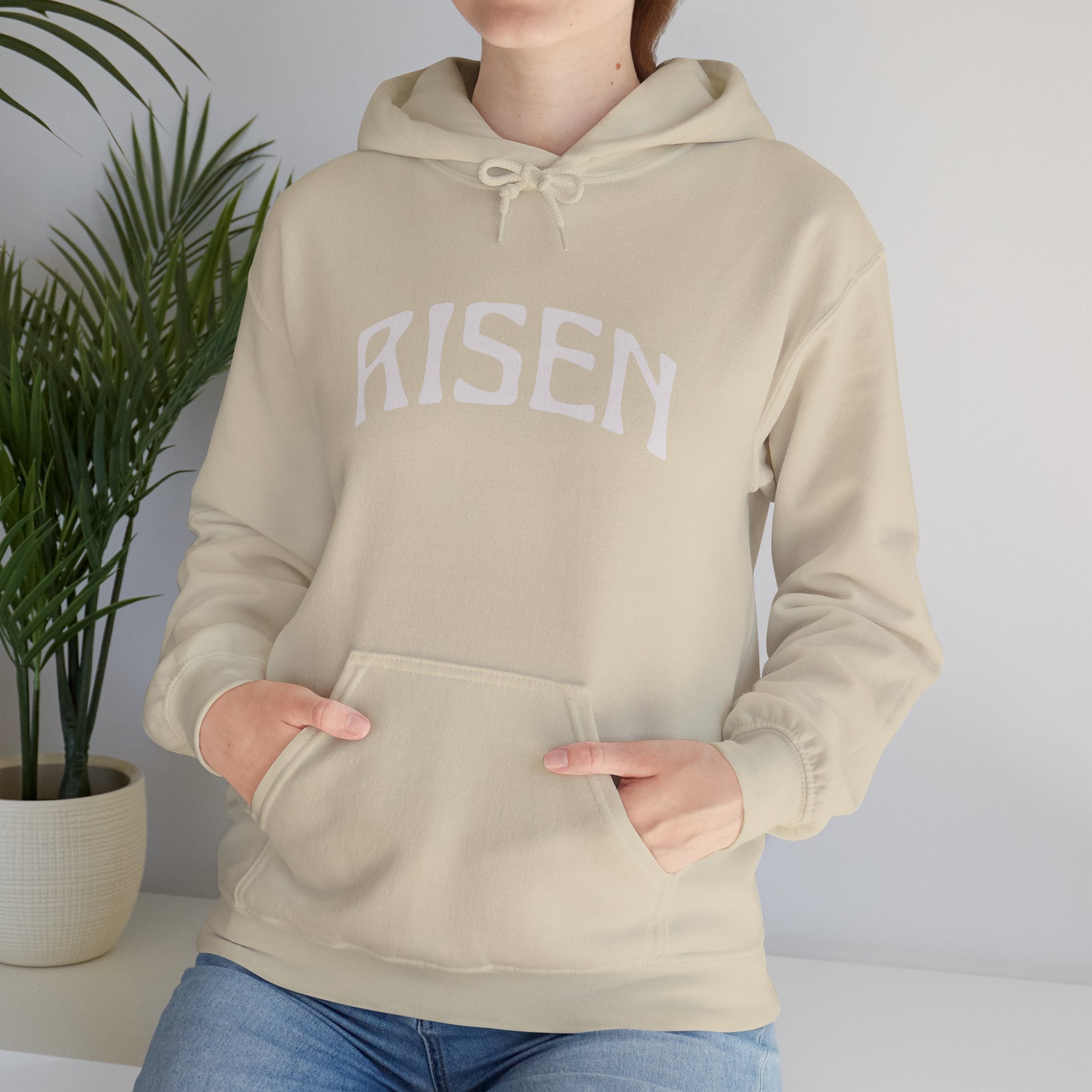 RISEN  Motivational Hooded Sweatshirt
