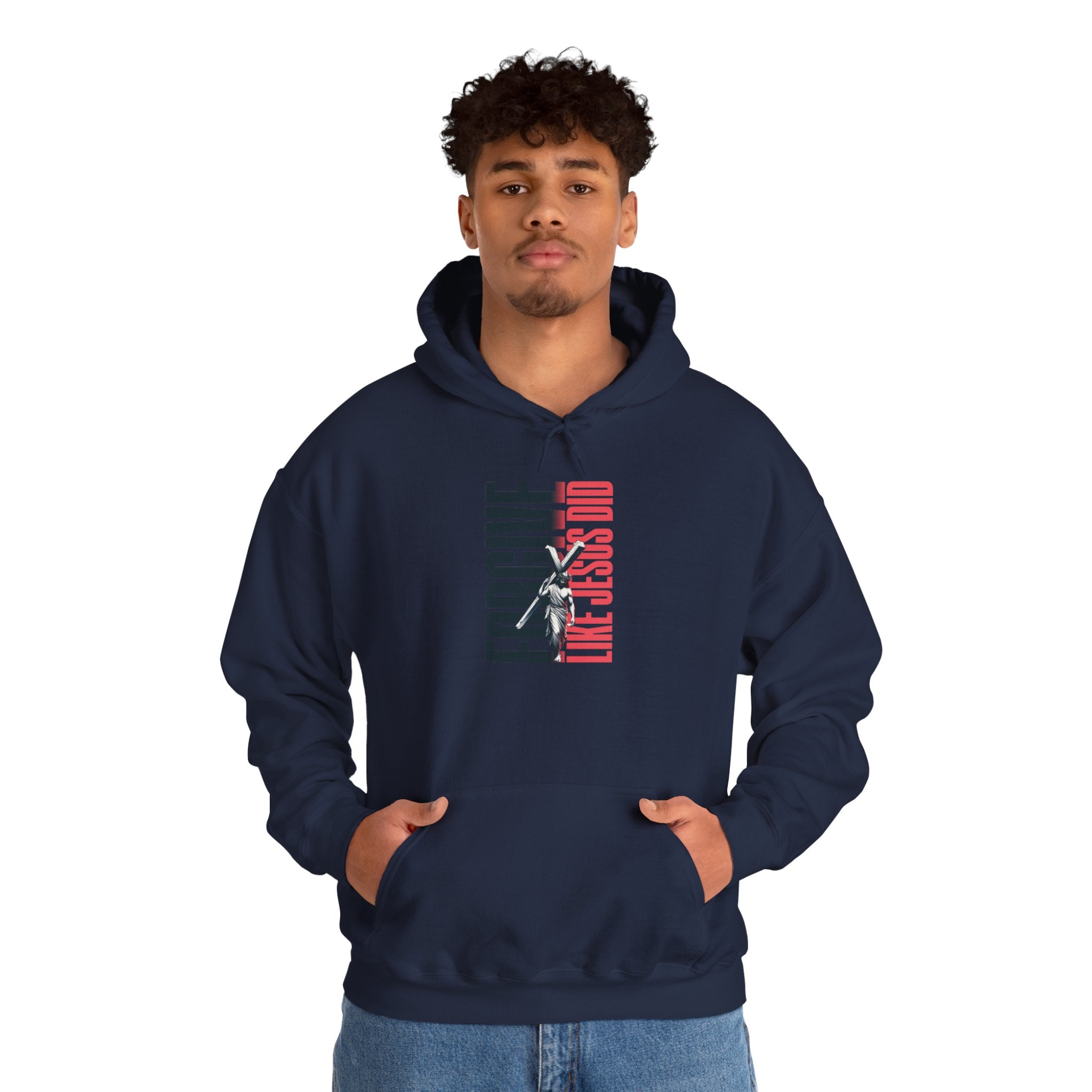 FORGIVE LIKE JESUS Motivational Hooded Sweatshirt