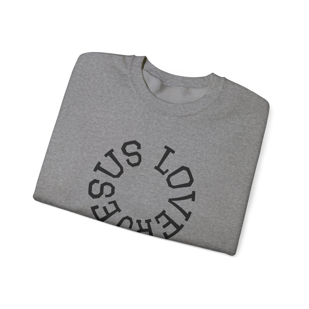 Jesus Lover Faith-Inspired Crewneck Sweatshirt, Various Colors