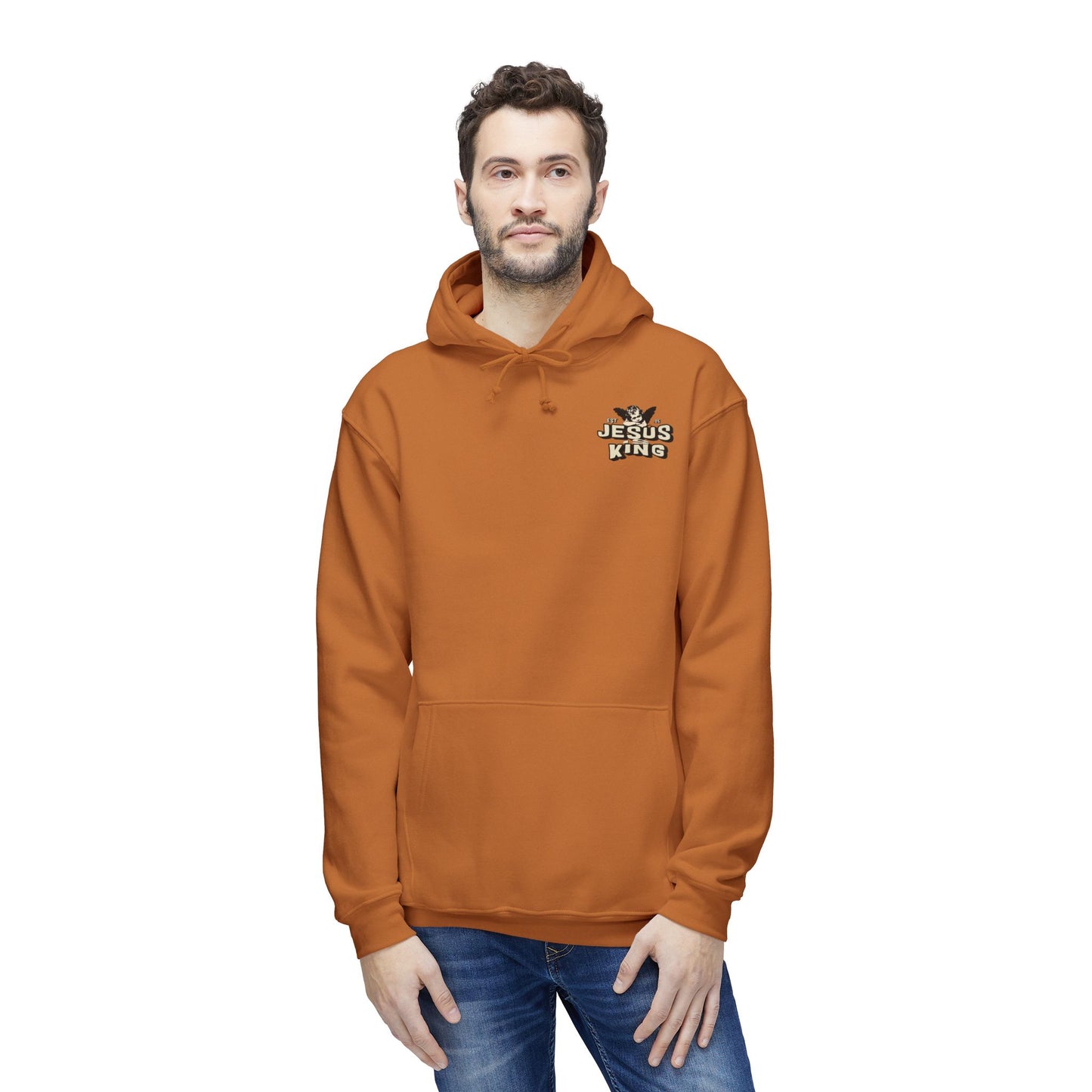 JESUS IS KING Unisex Hooded Sweatshirt