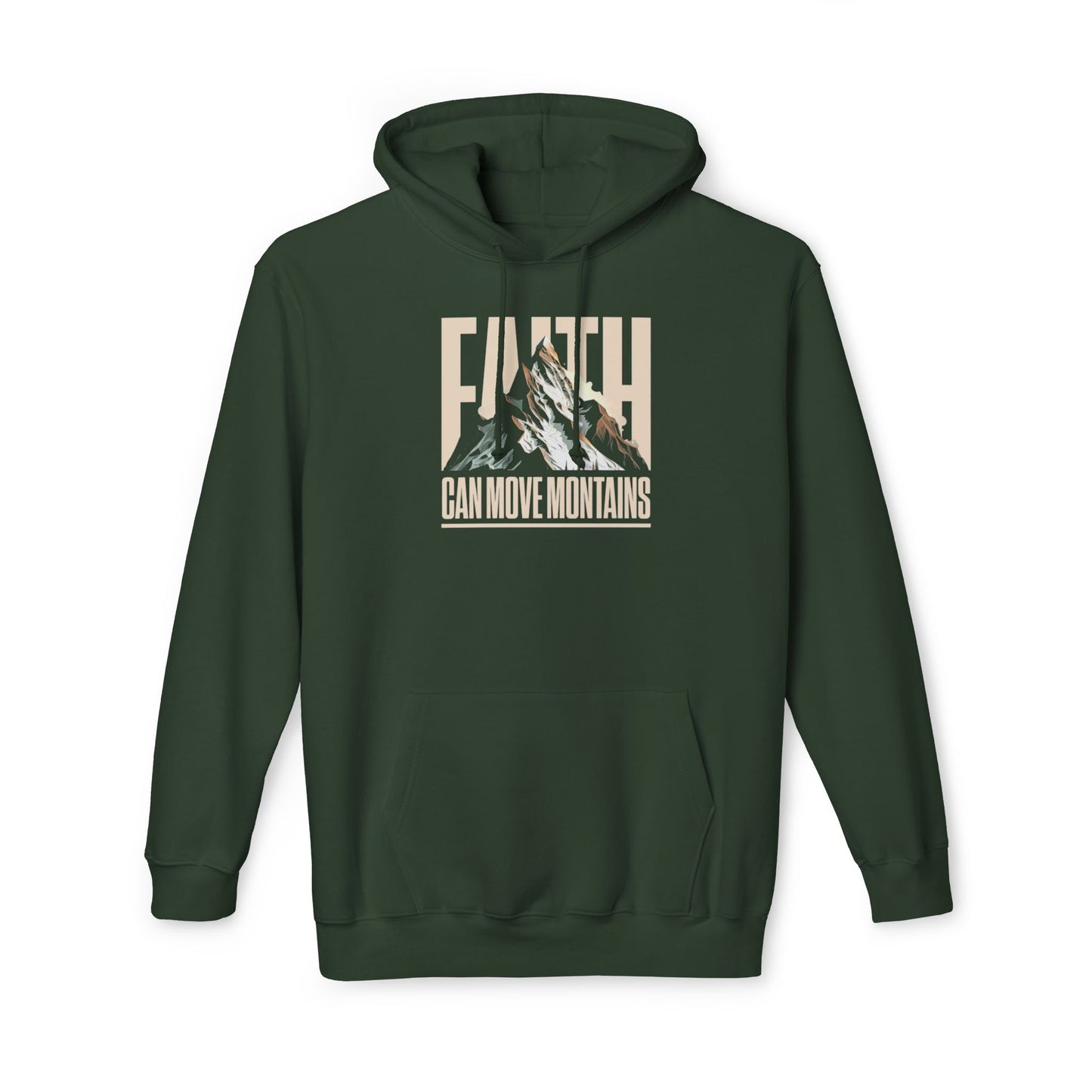 FAITH CAN MOVE MOUNTAINS Unisex Hooded Sweatshirt