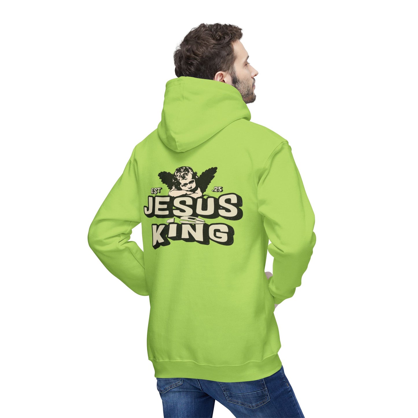 JESUS IS KING Unisex Hooded Sweatshirt