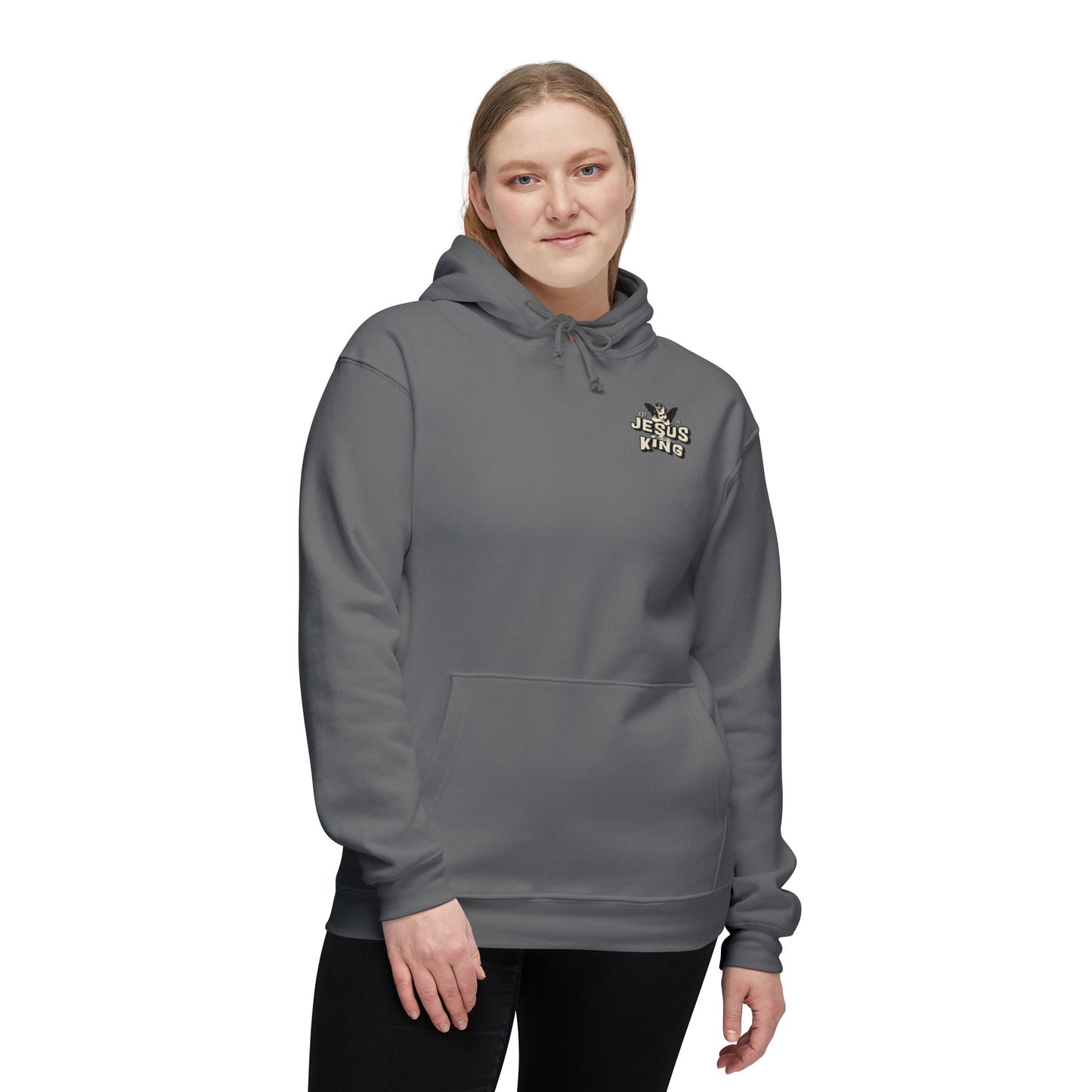 JESUS IS KING Unisex Hooded Sweatshirt