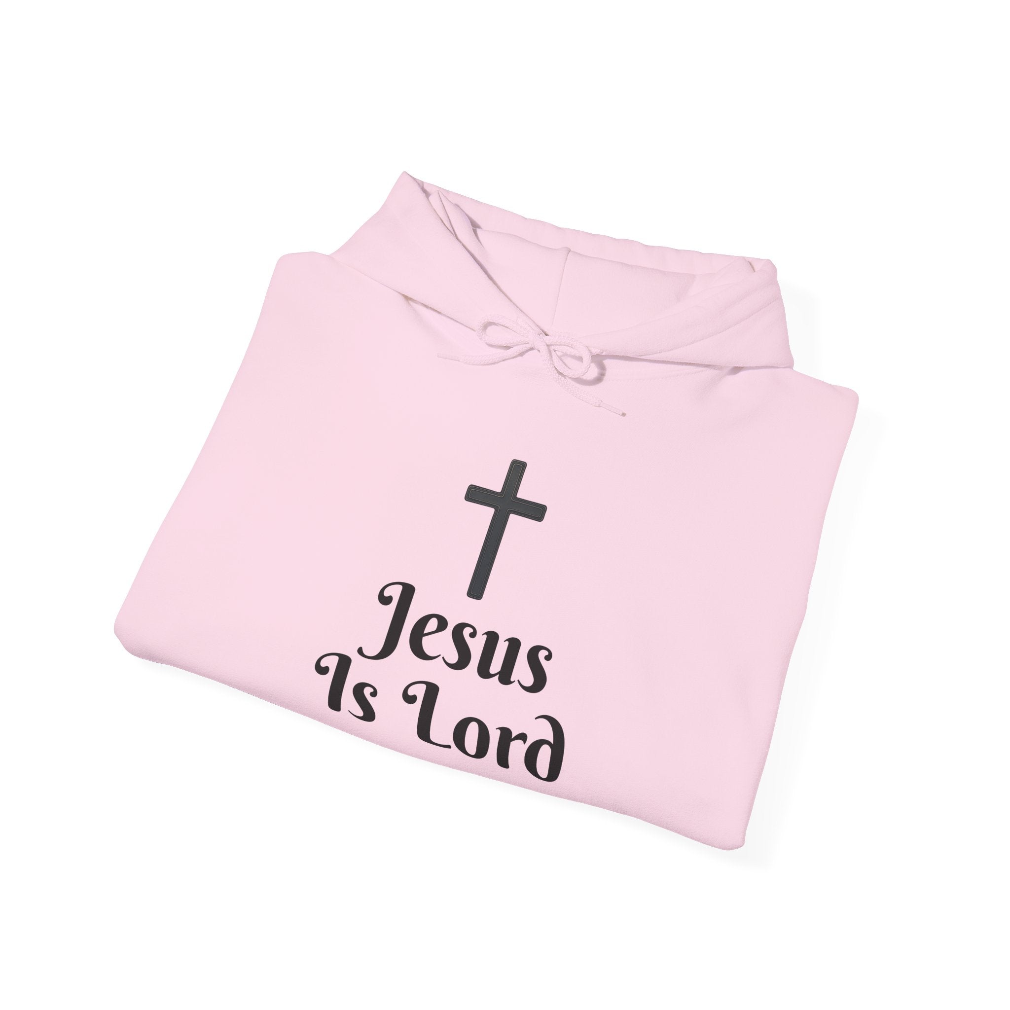 Jesus Is Lord Motivational Hooded Sweatshirt