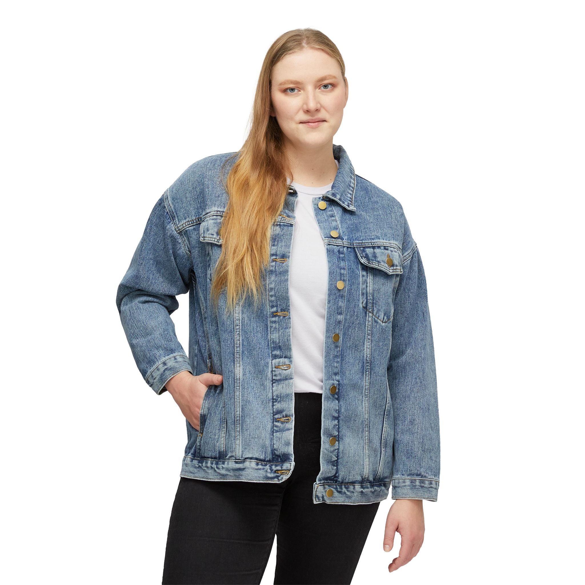 WALK BY FAITH Women's Denim Jacket