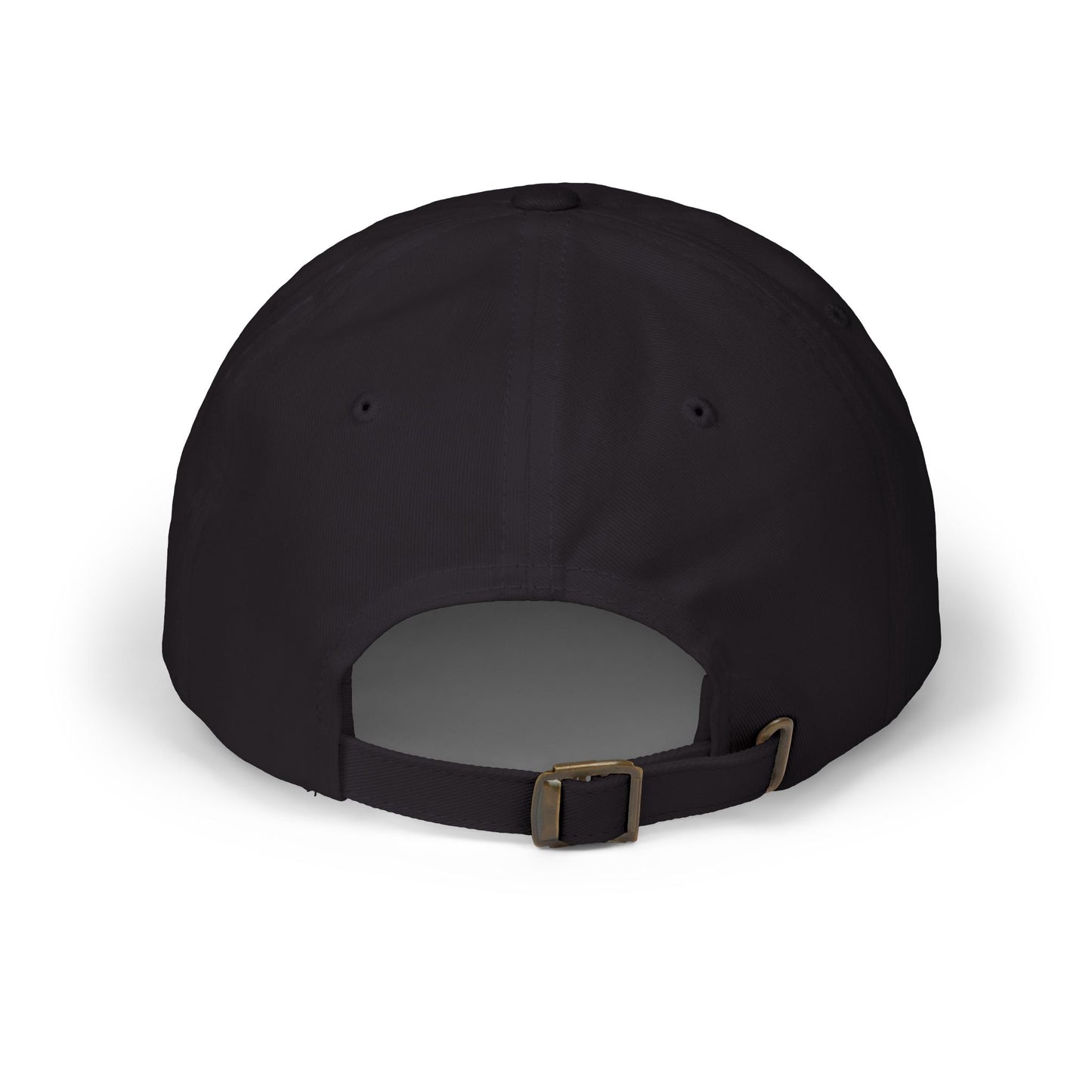 Black Classic Dad Cap with Inspiring Quote