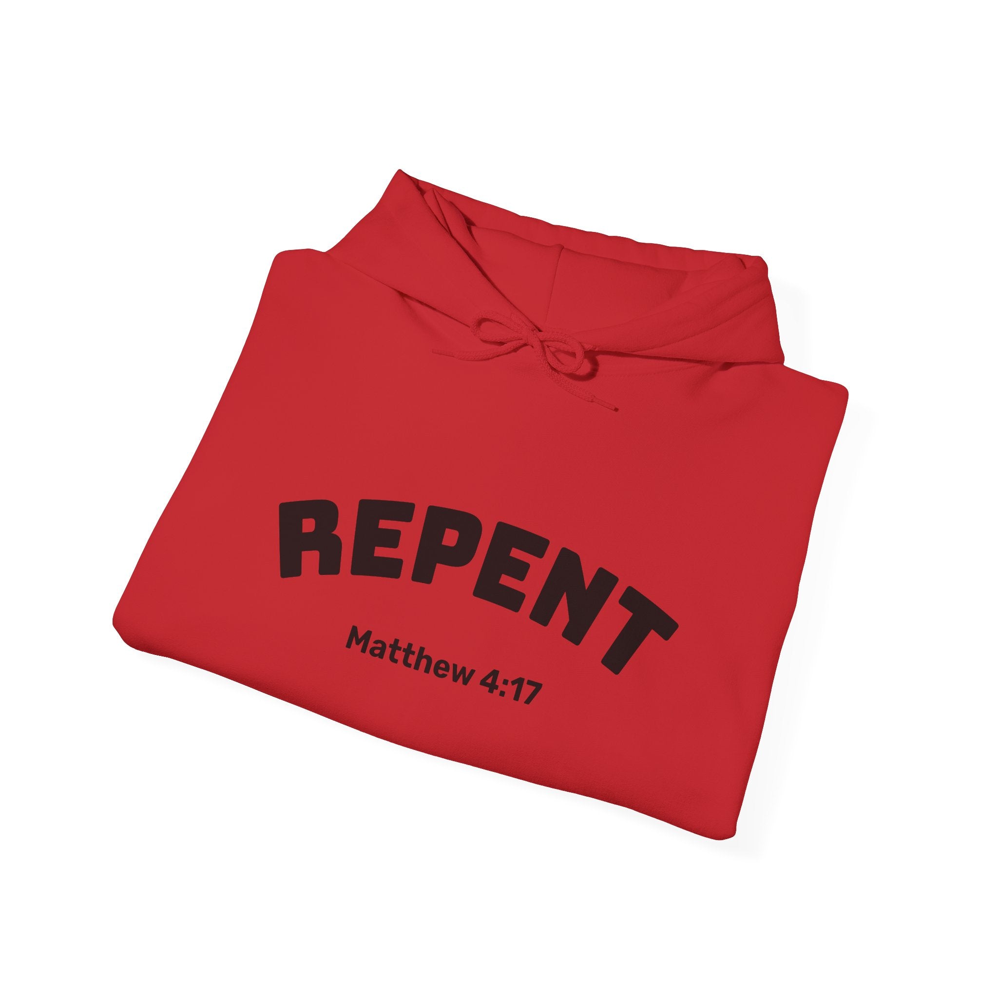 Repent Motivational Hooded Sweatshirt