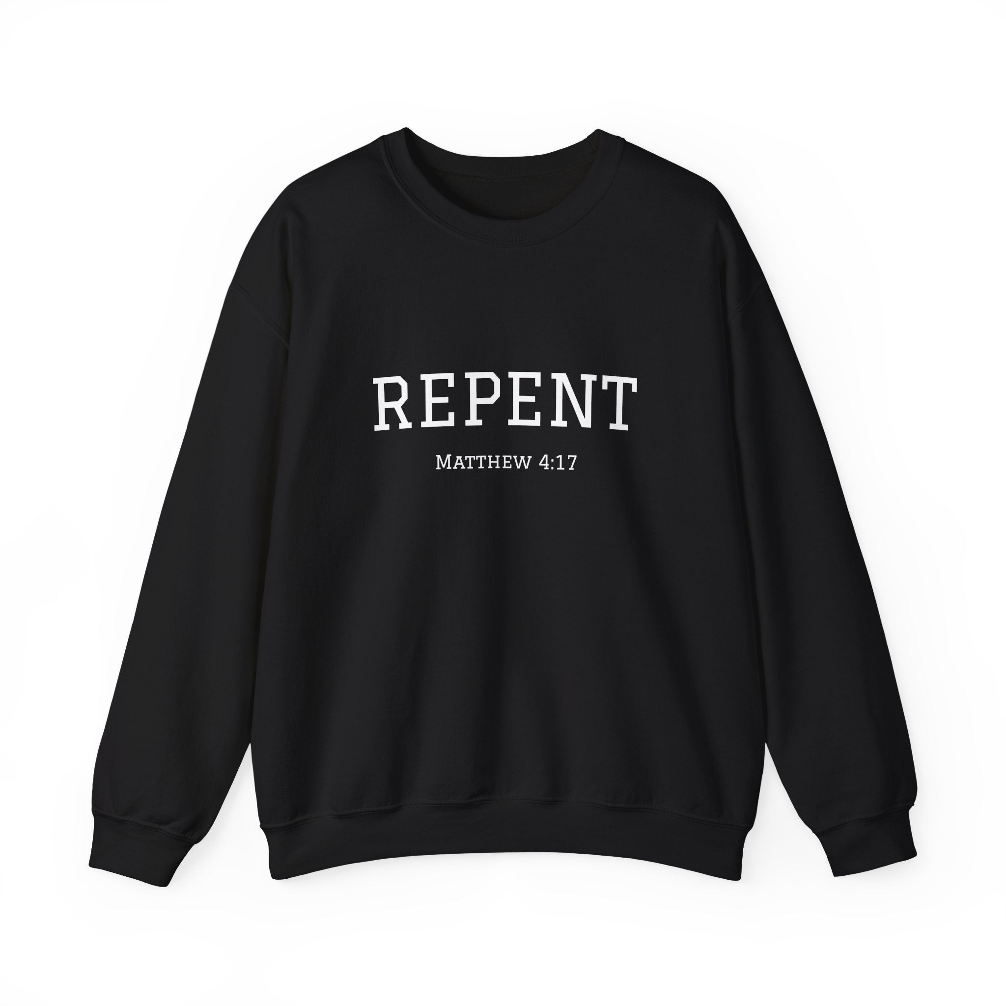 Repent Faith-Inspired Crewneck Sweatshirt