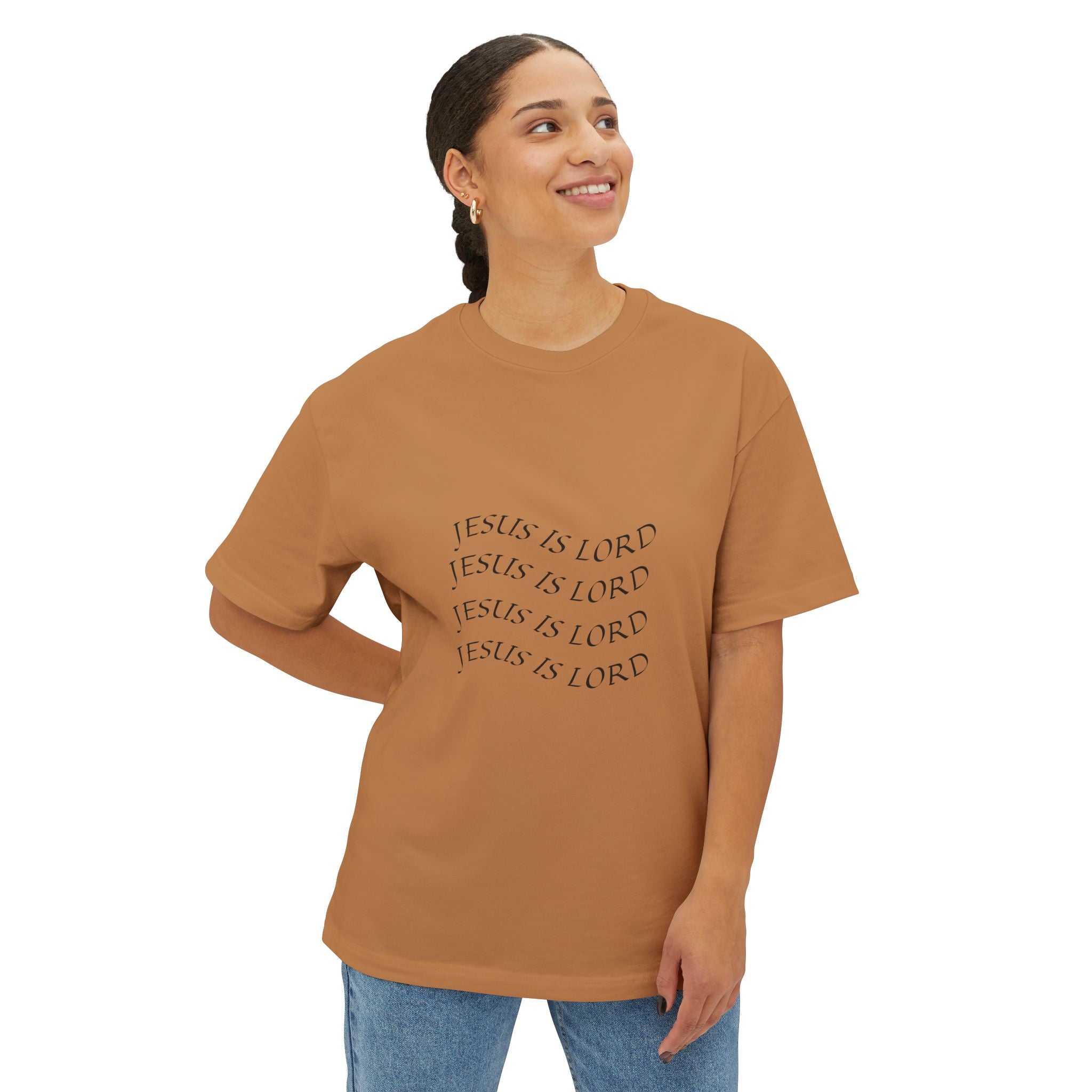 Jesus is Lord Inspired Unisex Oversized Tee