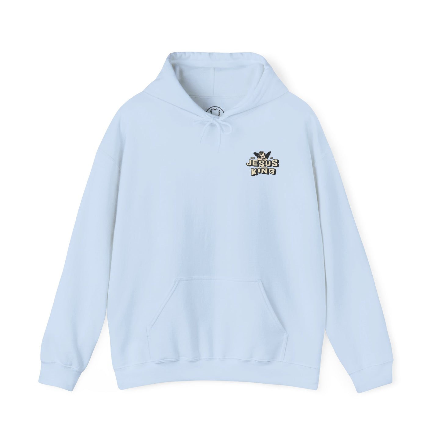 JESUS IS KING Motivational Hooded Sweatshirt
