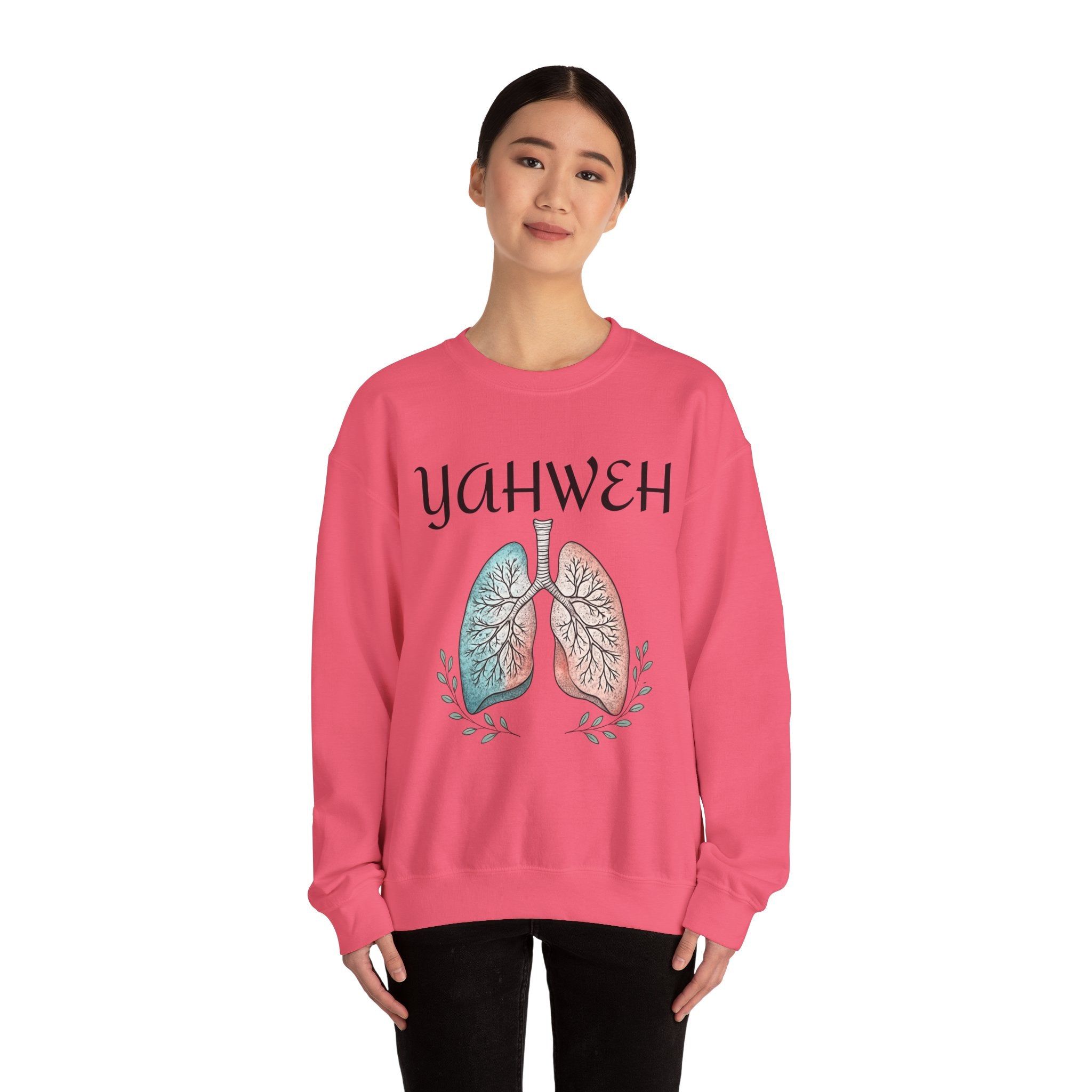 YAHWEH Faith-Inspired Crewneck Sweatshirt Various Colors