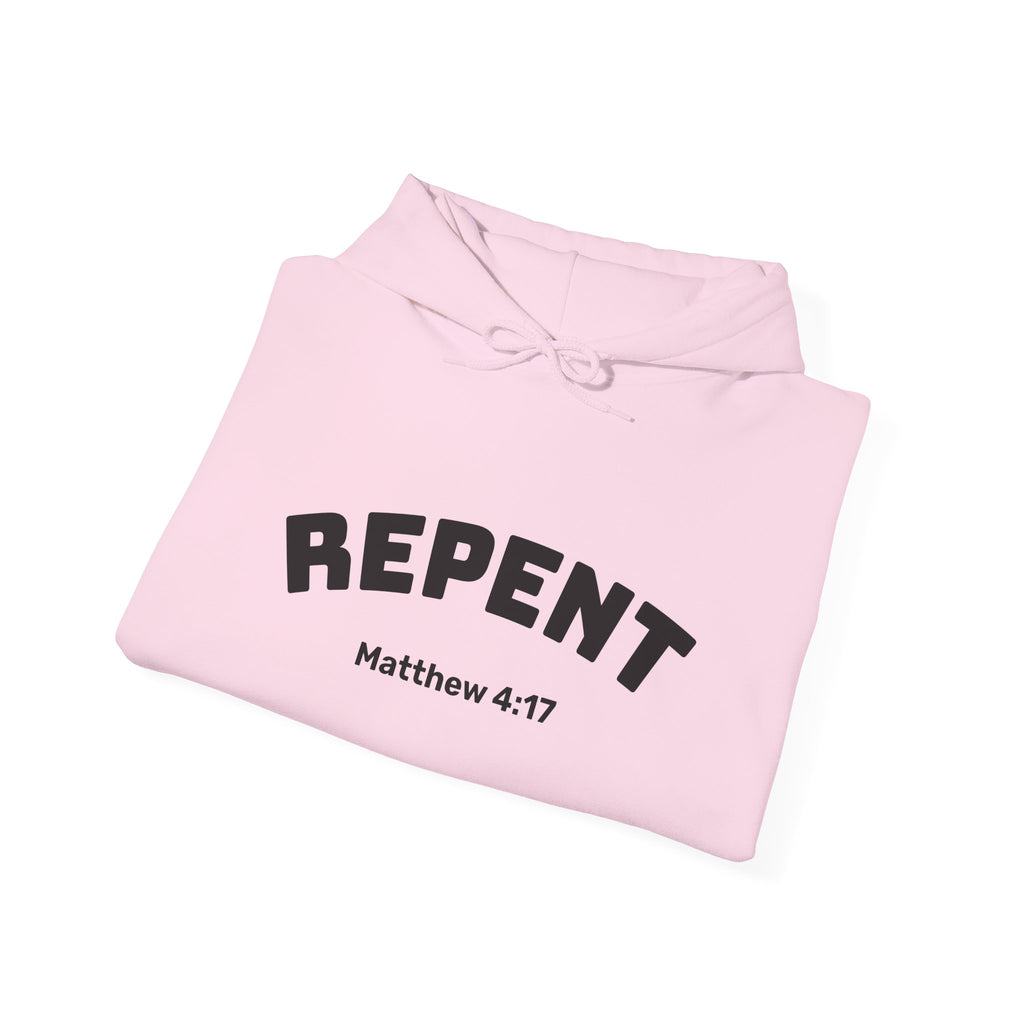 Repent Motivational Hooded Sweatshirt