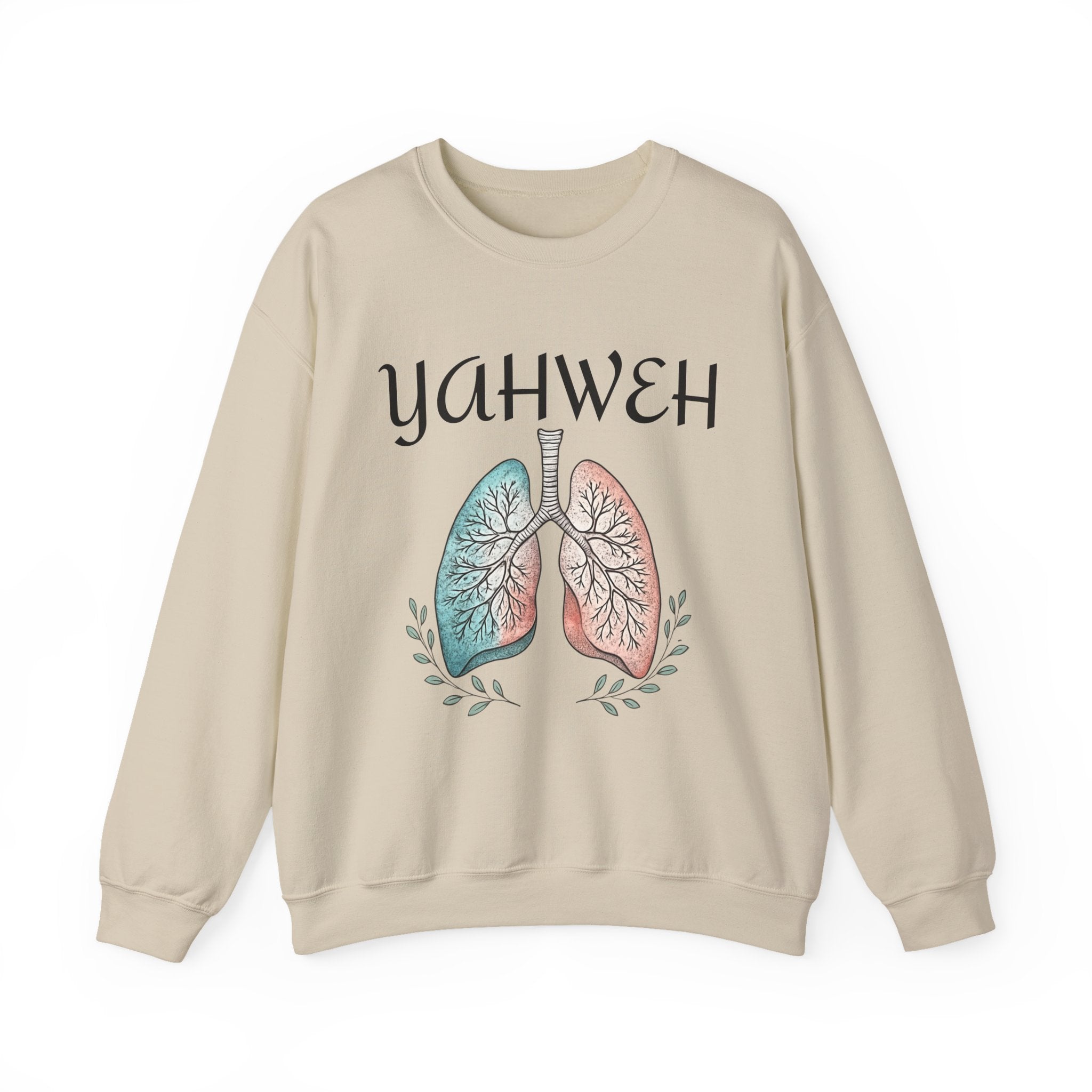 YAHWEH Faith-Inspired Crewneck Sweatshirt Various Colors