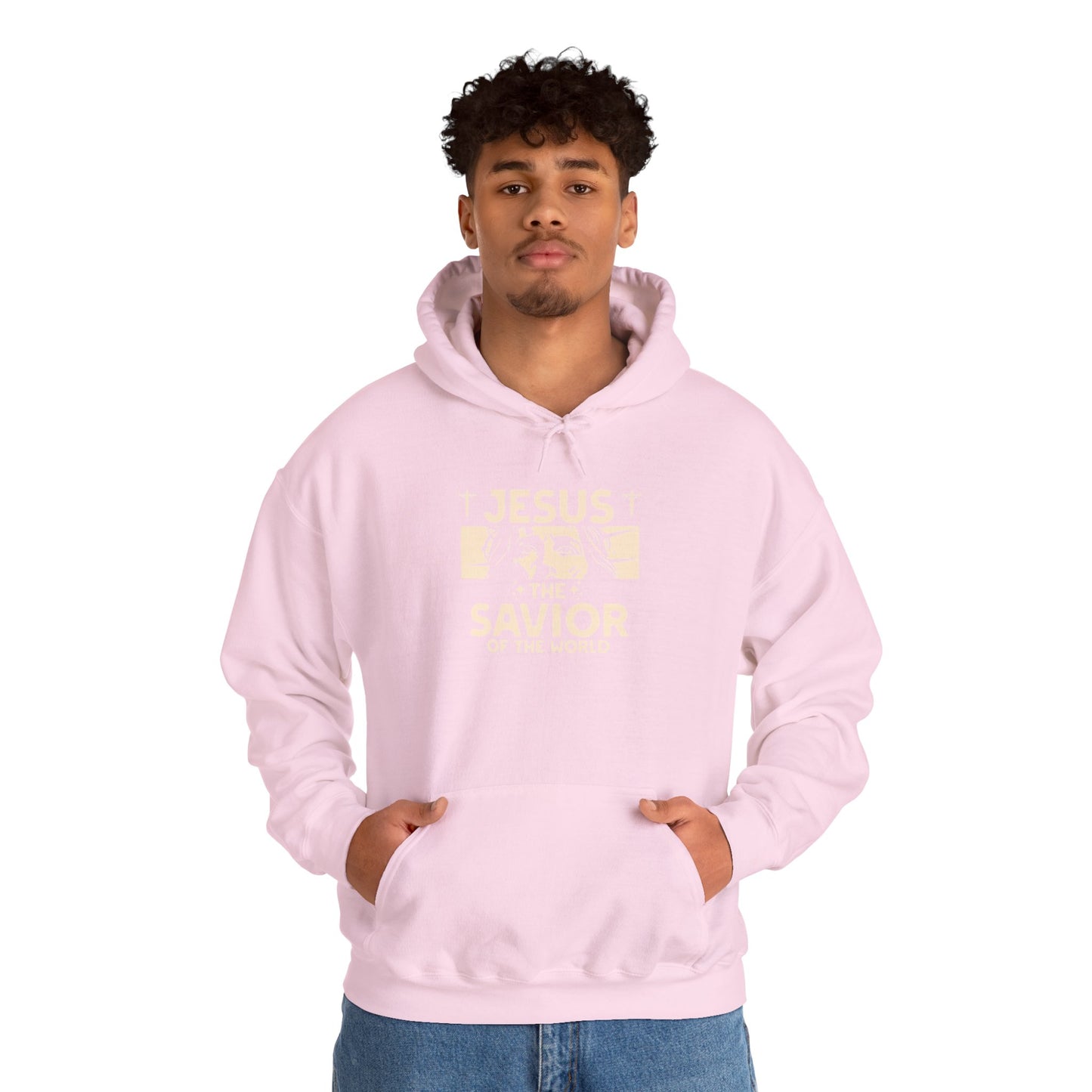 JESUS SAVIOR  Motivational Hooded Sweatshirt