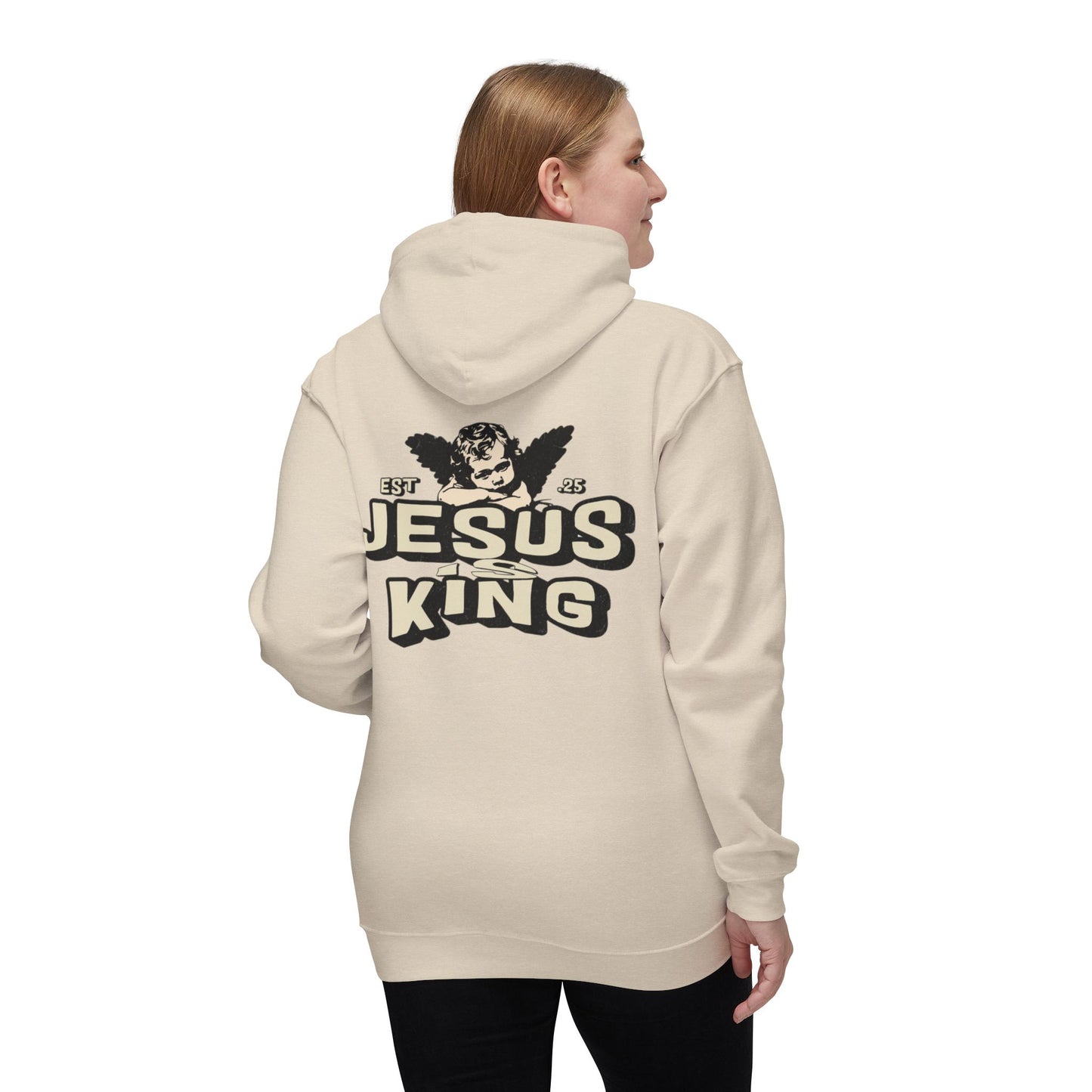 JESUS IS KING Unisex Hooded Sweatshirt