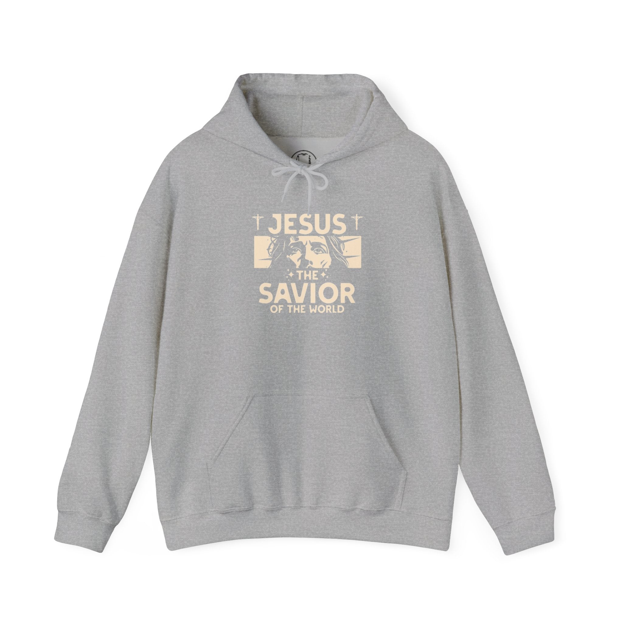 JESUS SAVIOR  Motivational Hooded Sweatshirt
