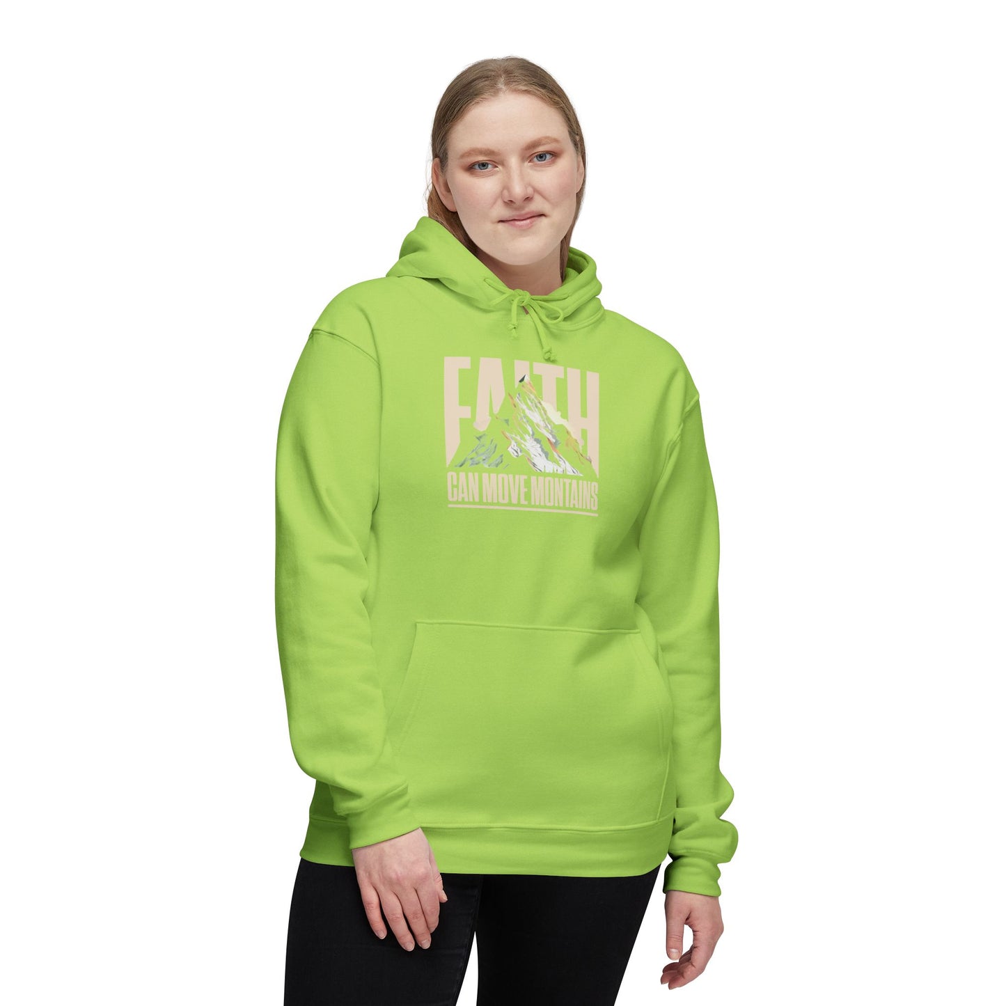 FAITH CAN MOVE MOUNTAINS Unisex Hooded Sweatshirt