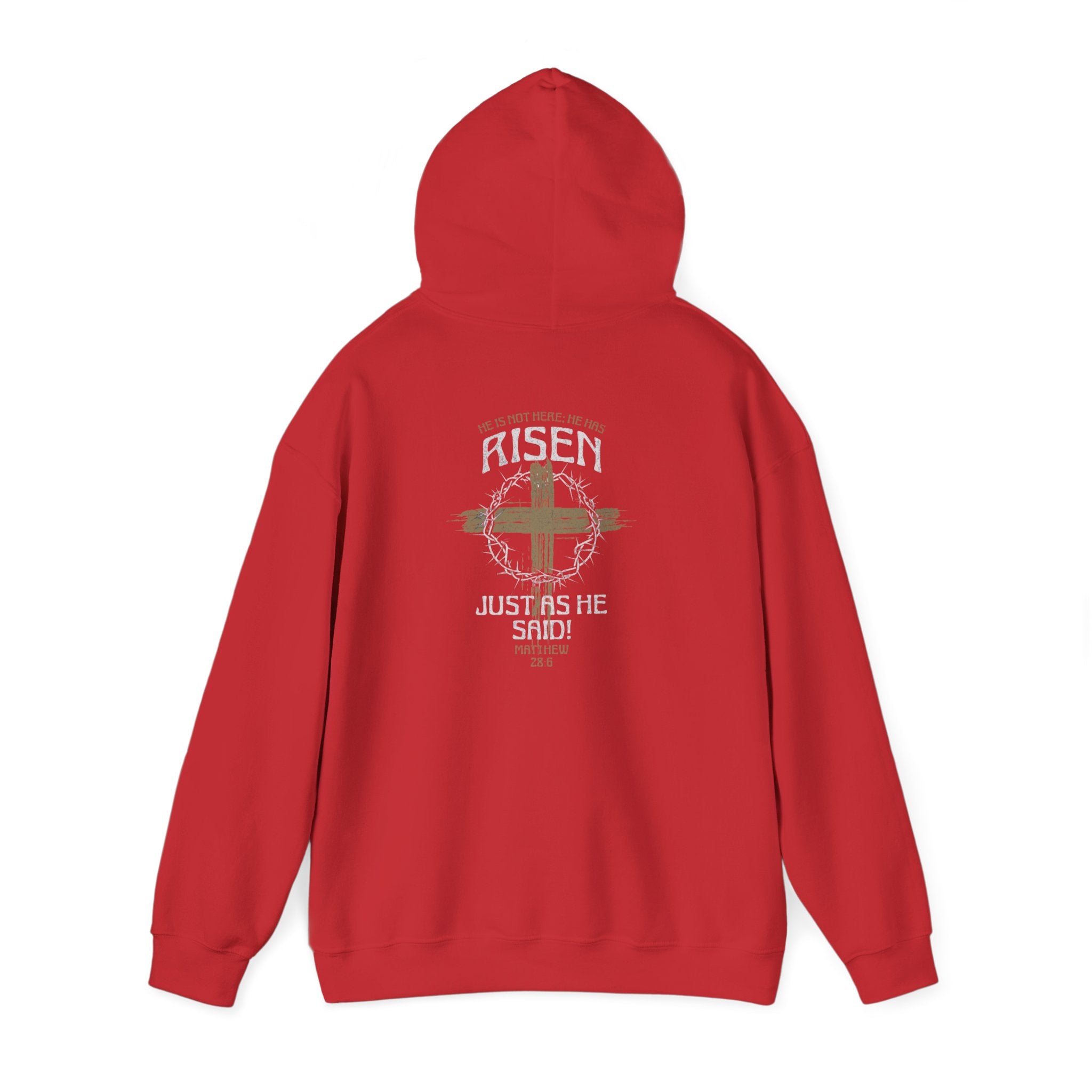 RISEN  Motivational Hooded Sweatshirt