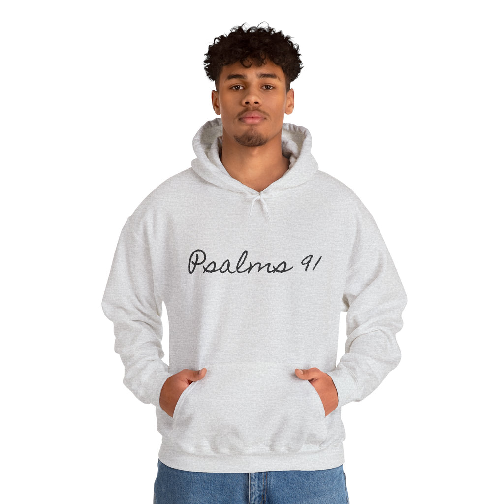 Psalms 91 Motivational Hooded Sweatshirt