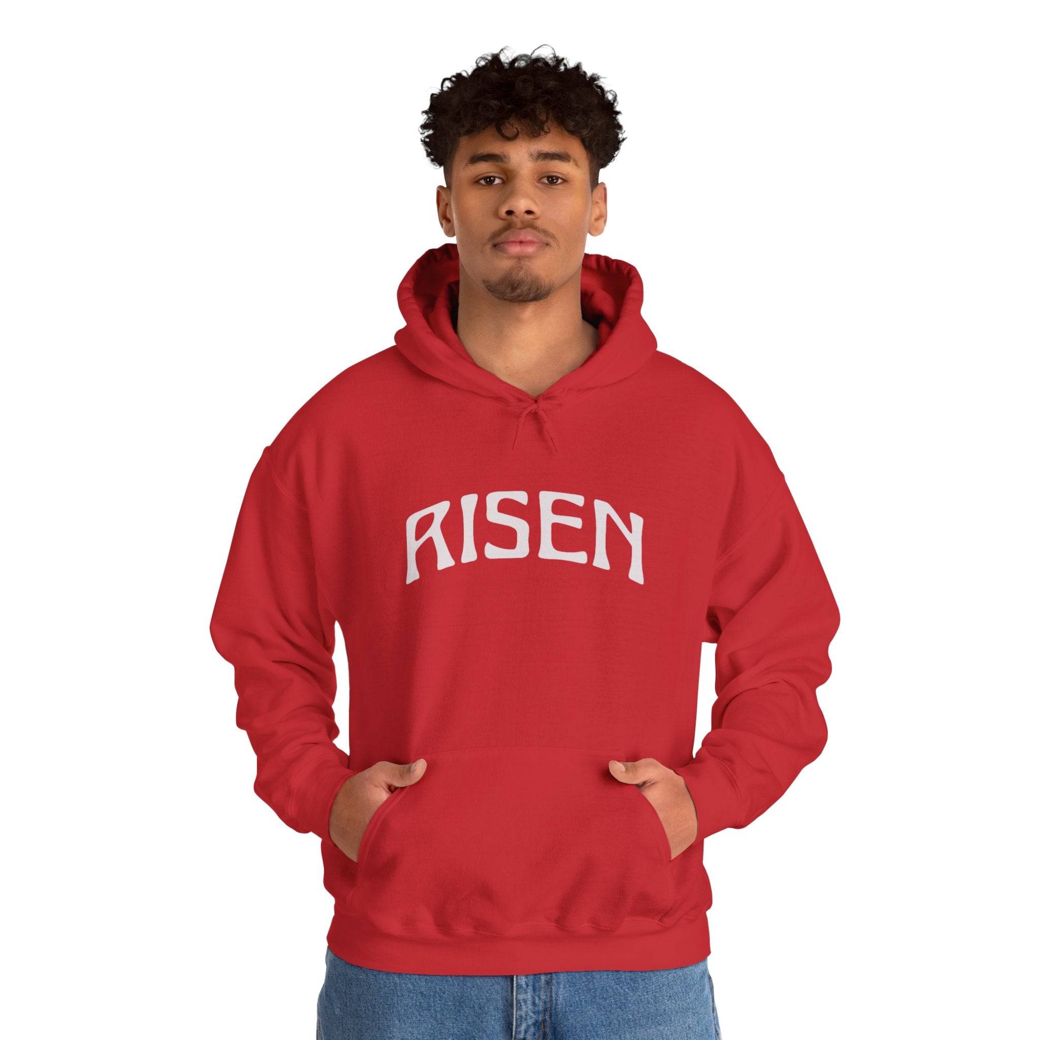 RISEN  Motivational Hooded Sweatshirt