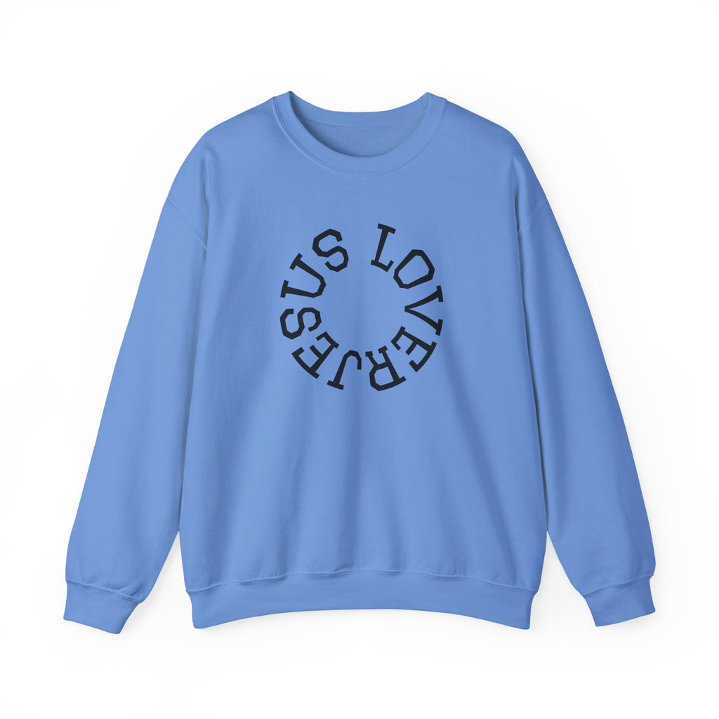 Jesus Lover Faith-Inspired Crewneck Sweatshirt, Various Colors