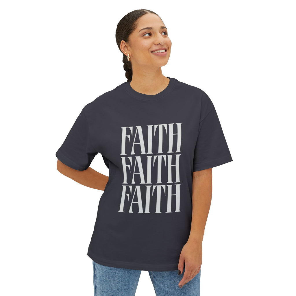 FAITH Unisex Oversized Tee