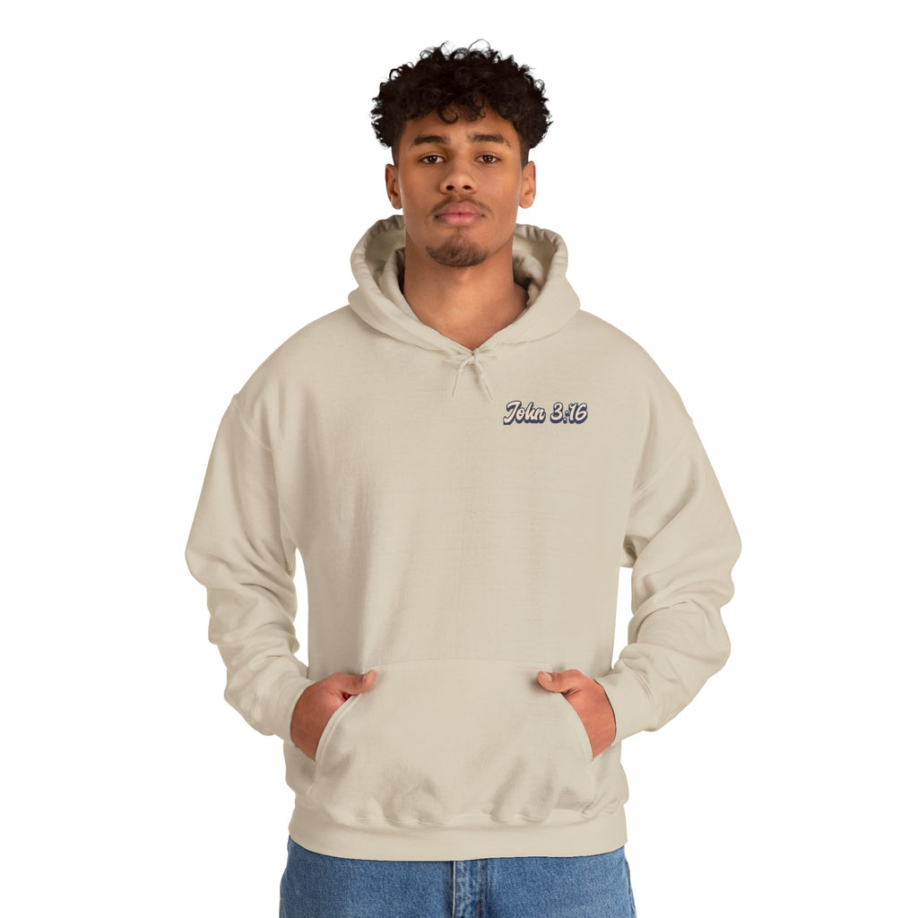 LOVED BY  GOD Motivational Hooded Sweatshirt