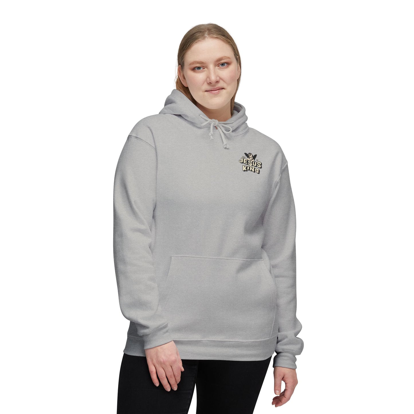JESUS IS KING Unisex Hooded Sweatshirt
