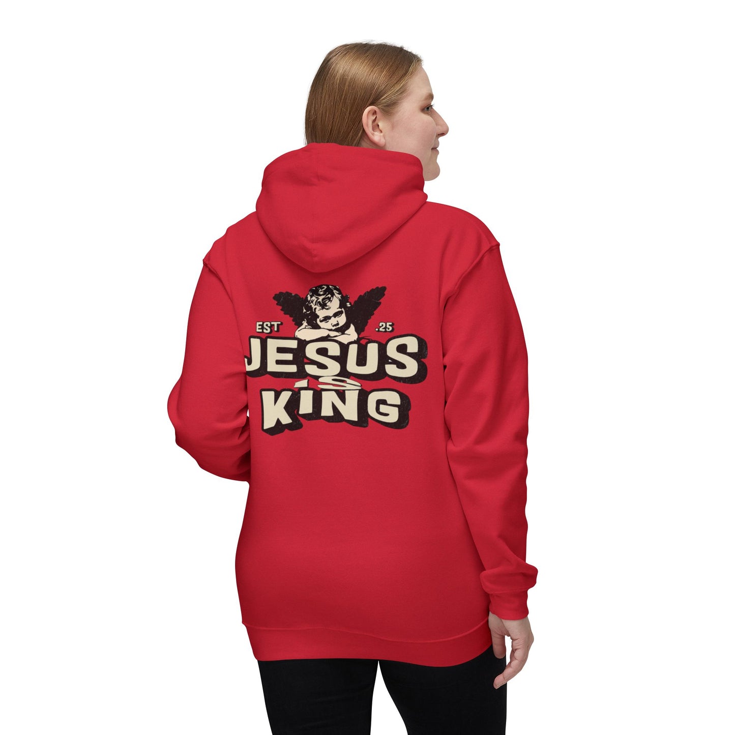 JESUS IS KING Unisex Hooded Sweatshirt