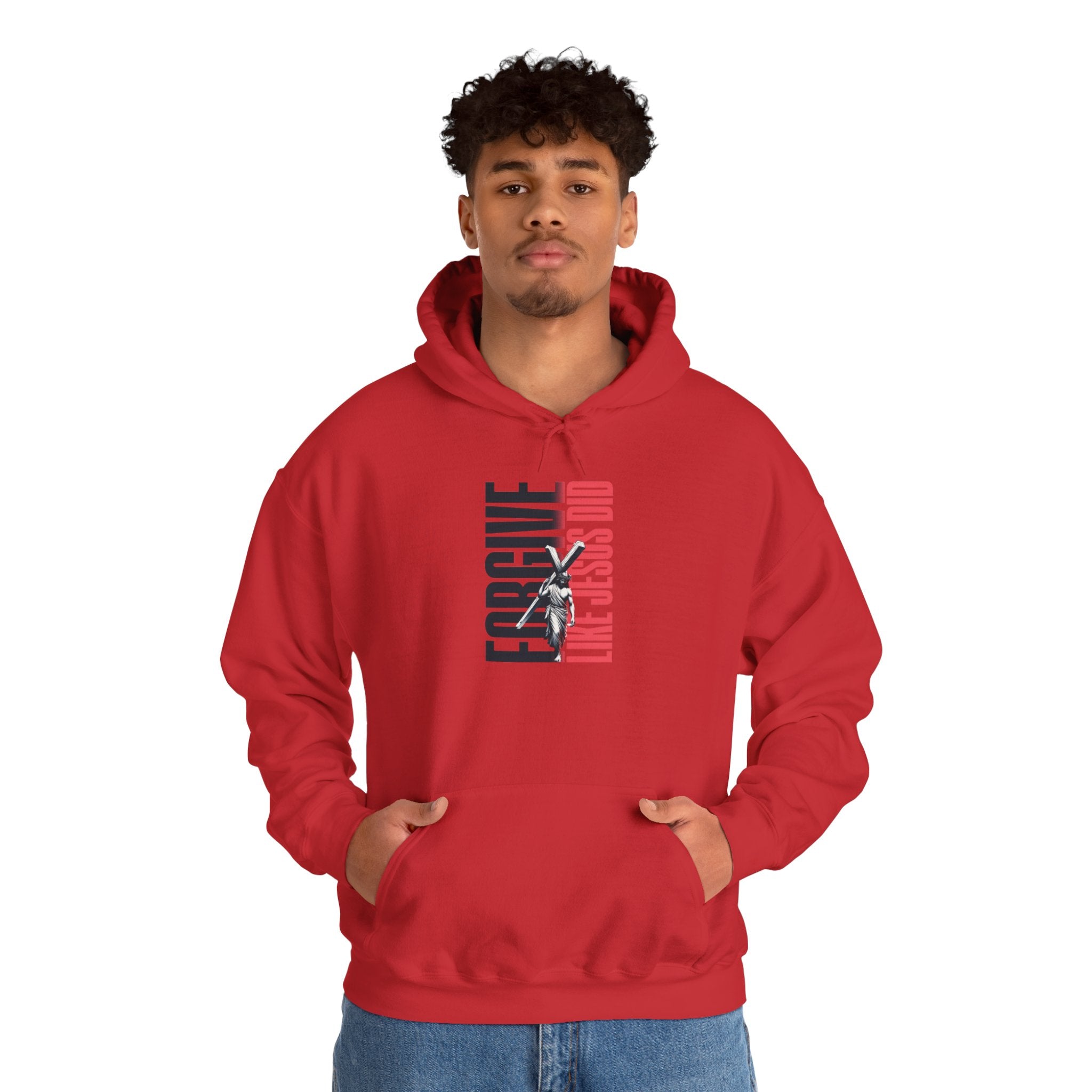 FORGIVE LIKE JESUS Motivational Hooded Sweatshirt