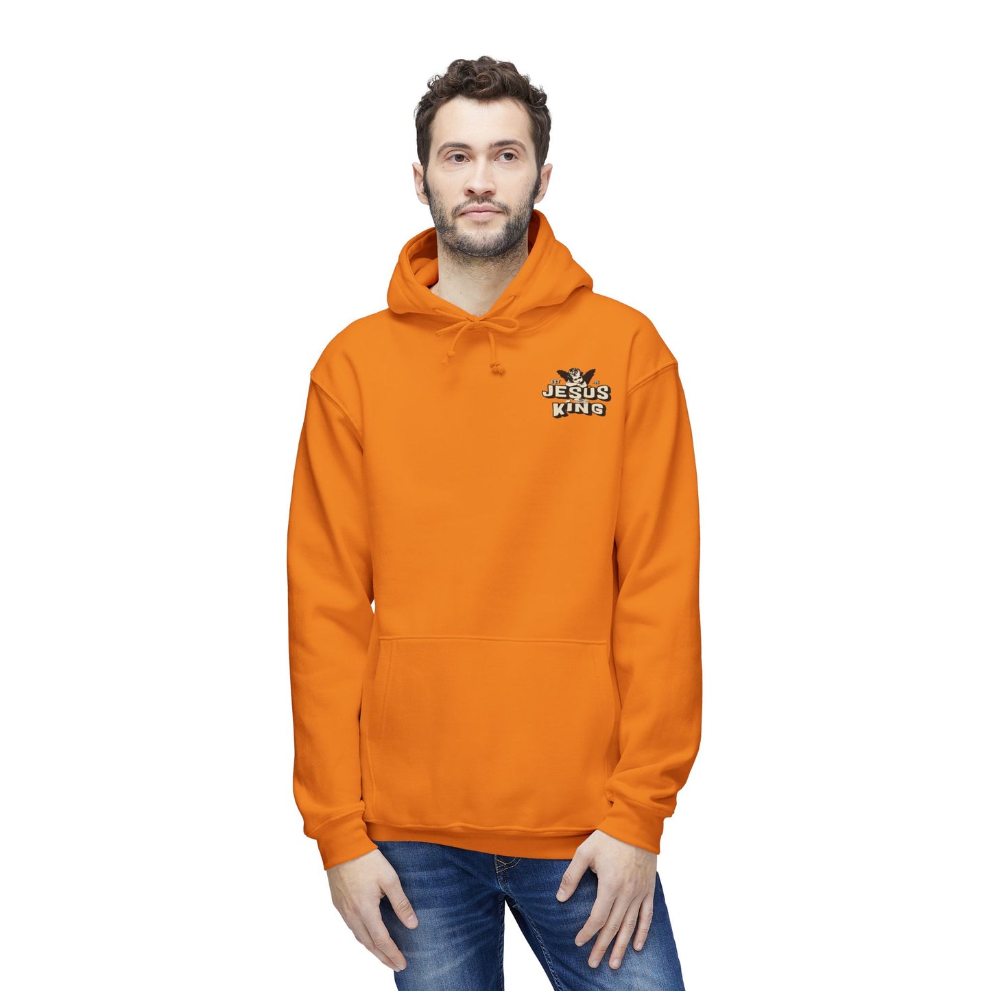 JESUS IS KING Unisex Hooded Sweatshirt