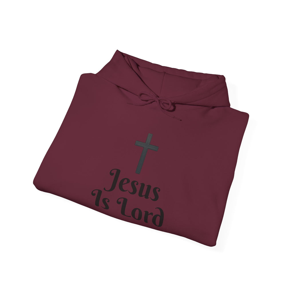 Jesus Is Lord Motivational Hooded Sweatshirt
