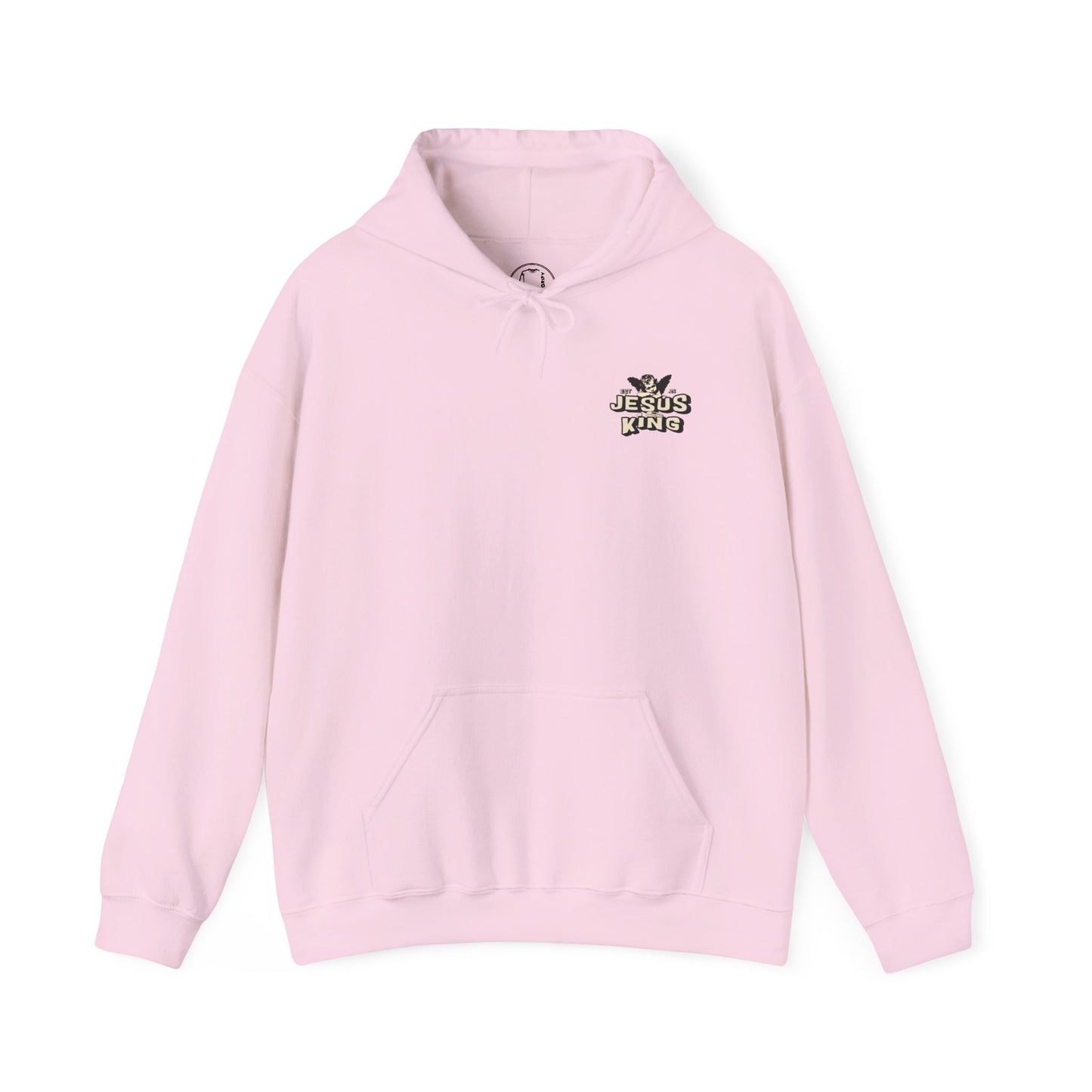 JESUS IS KING Motivational Hooded Sweatshirt