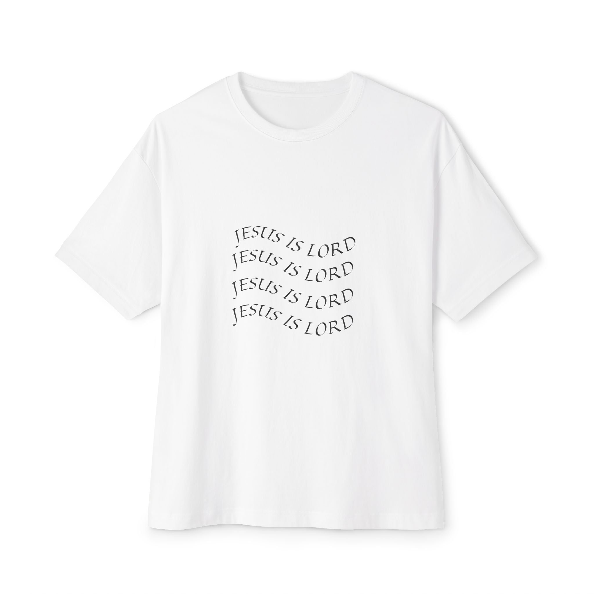 Jesus is Lord Inspired Unisex Oversized Tee