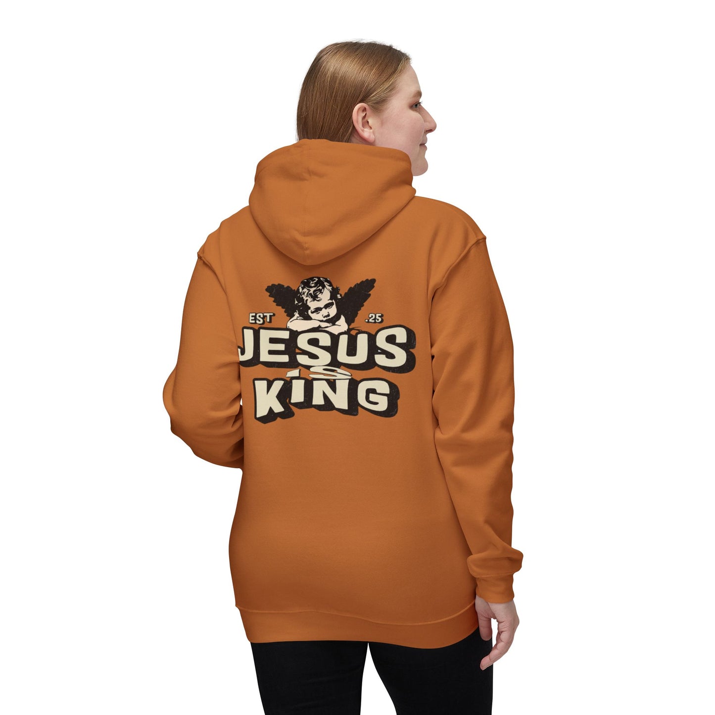 JESUS IS KING Unisex Hooded Sweatshirt
