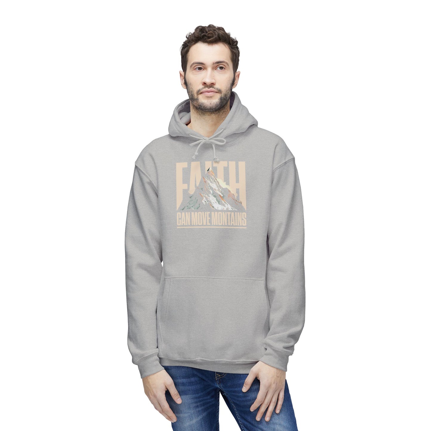 FAITH CAN MOVE MOUNTAINS Unisex Hooded Sweatshirt
