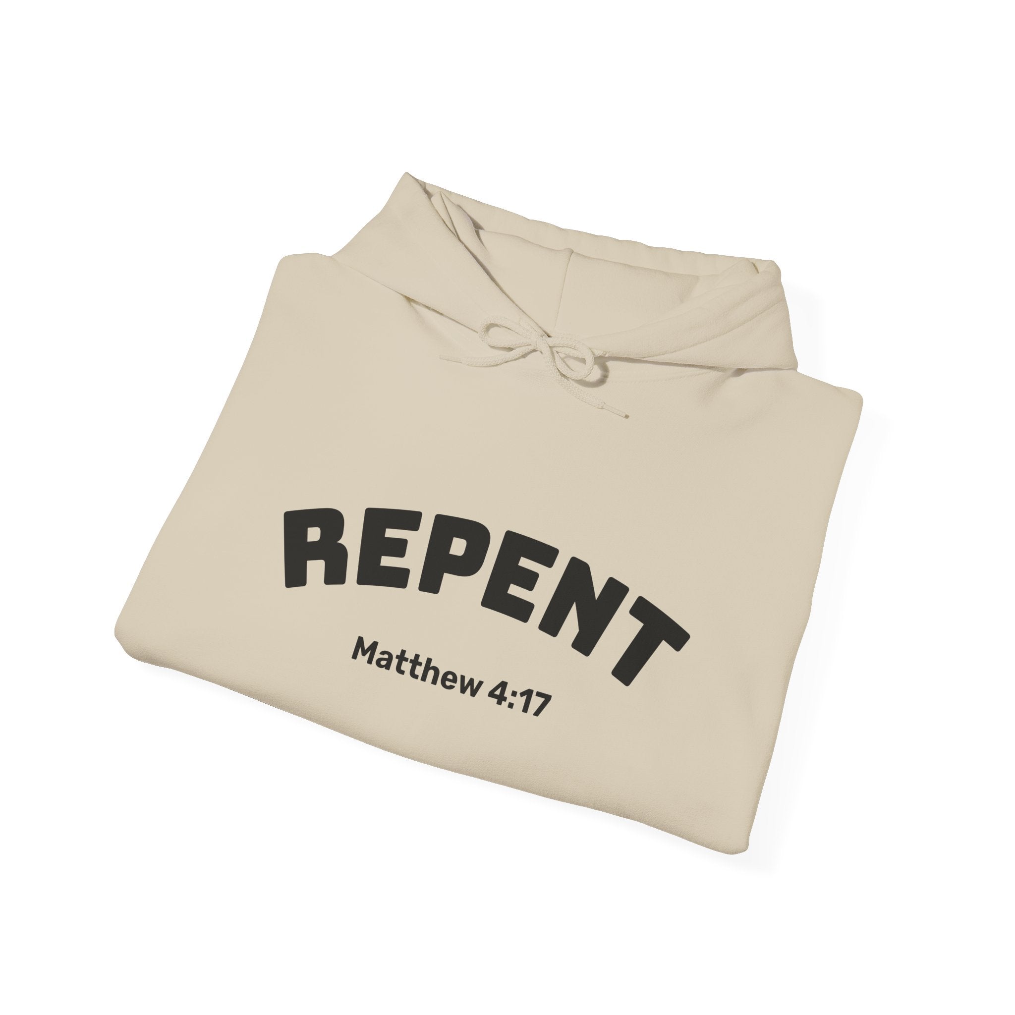 Repent Motivational Hooded Sweatshirt