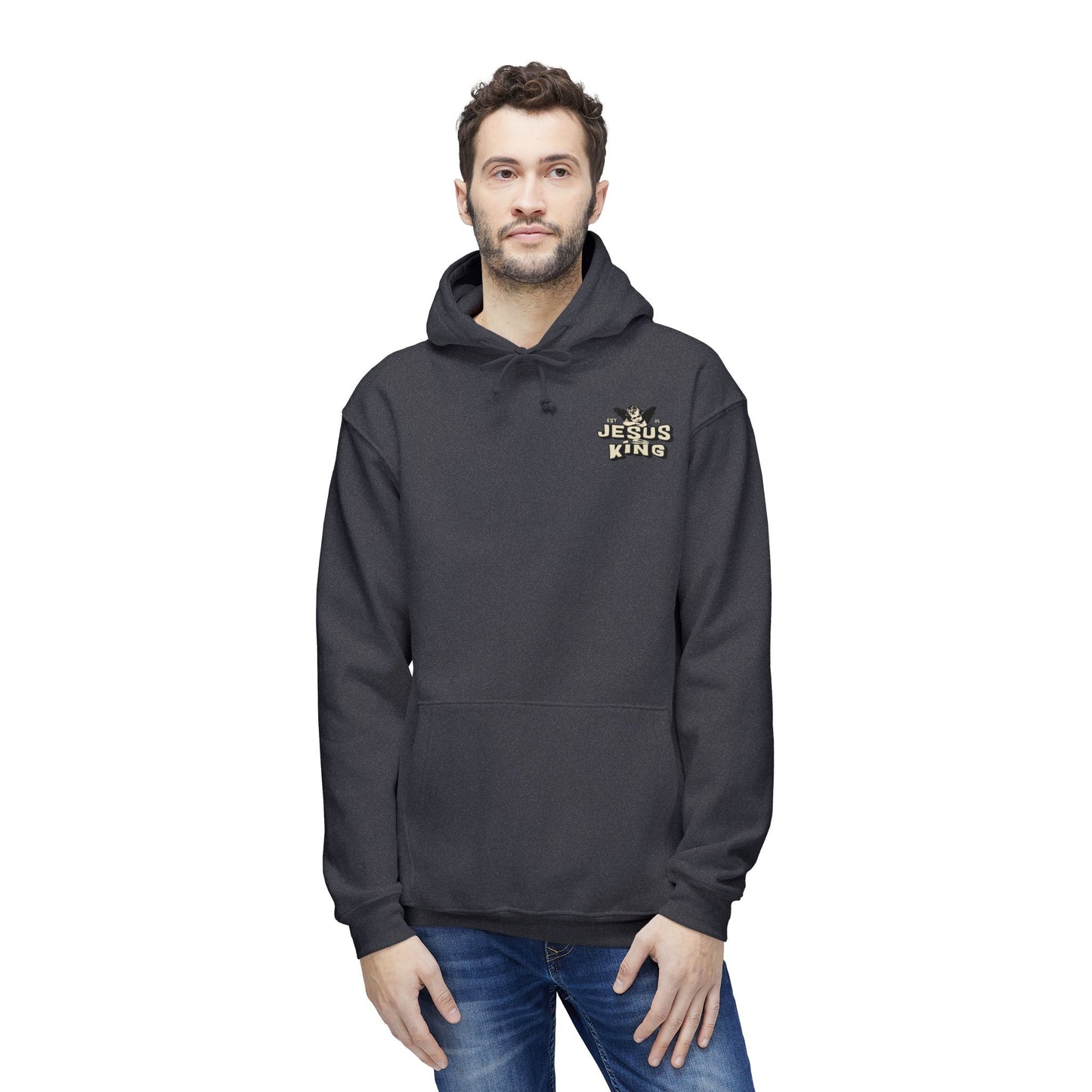 JESUS IS KING Unisex Hooded Sweatshirt