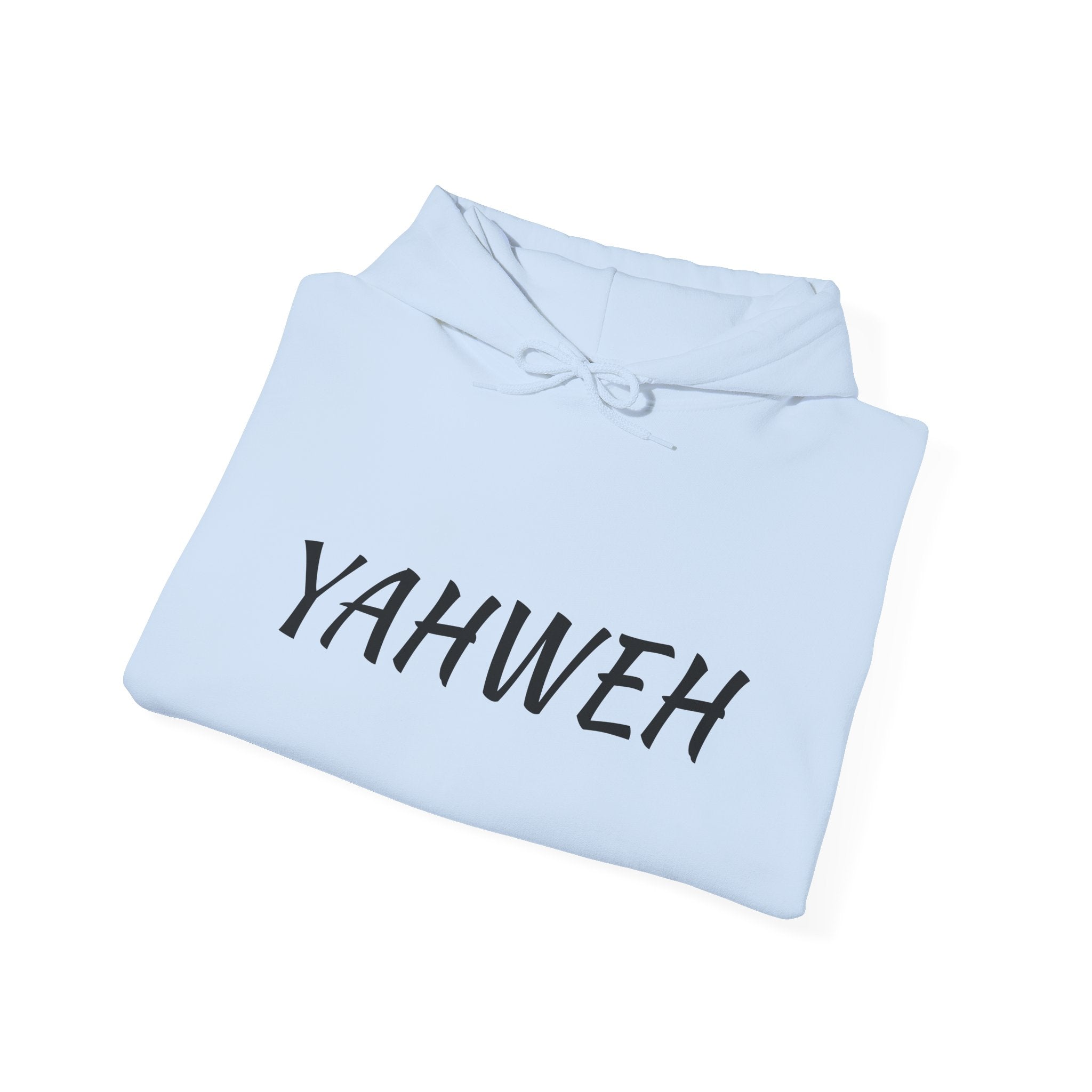 YAHWEH Unisex Heavy Blend™ Hooded Sweatshirt, Cozy Faith Hoodie, Casual Spiritual Sweatshirt, Gift for Believers, Religious Apparel
