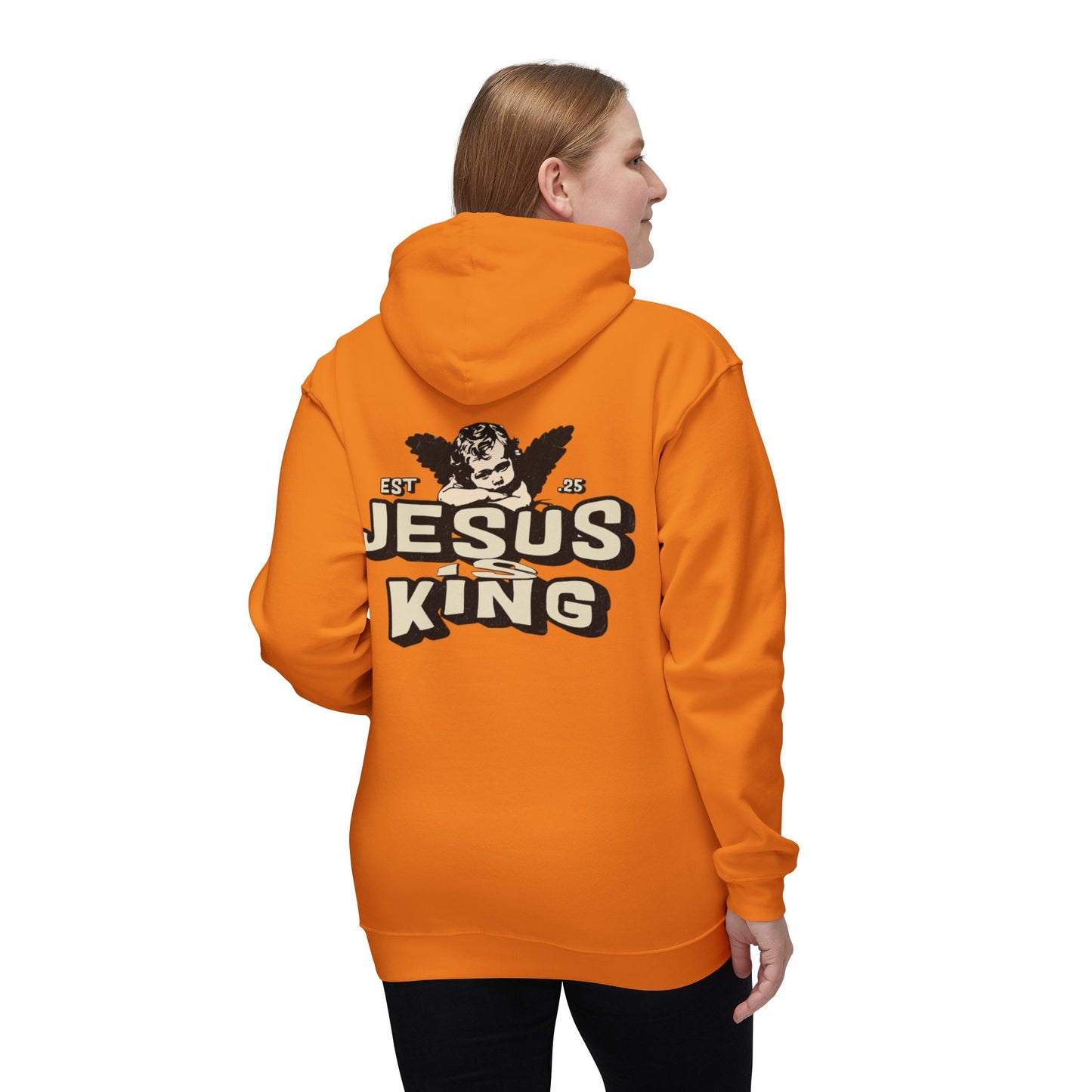 JESUS IS KING Unisex Hooded Sweatshirt