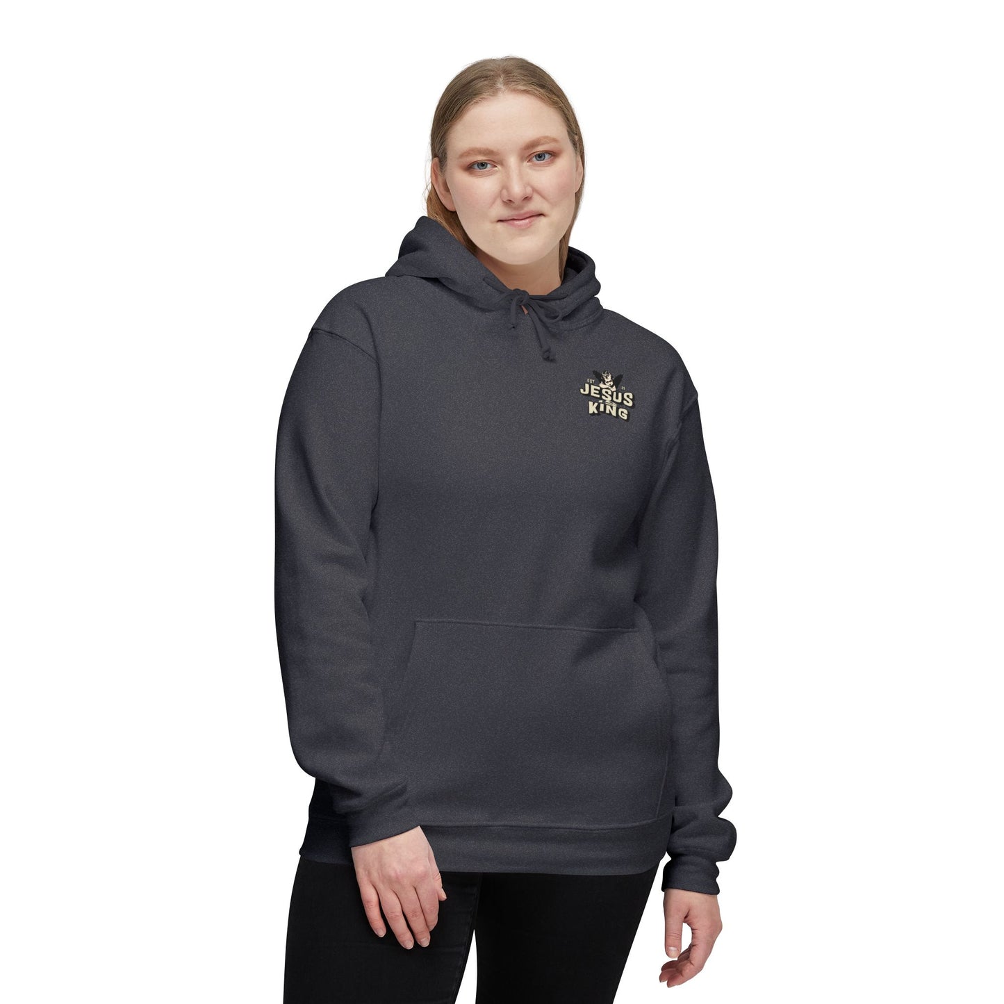 JESUS IS KING Unisex Hooded Sweatshirt