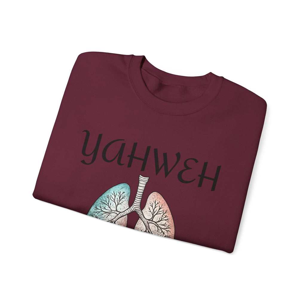 YAHWEH Faith-Inspired Crewneck Sweatshirt Various Colors