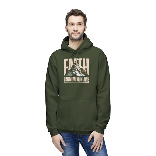FAITH CAN MOVE MOUNTAINS Unisex Hooded Sweatshirt