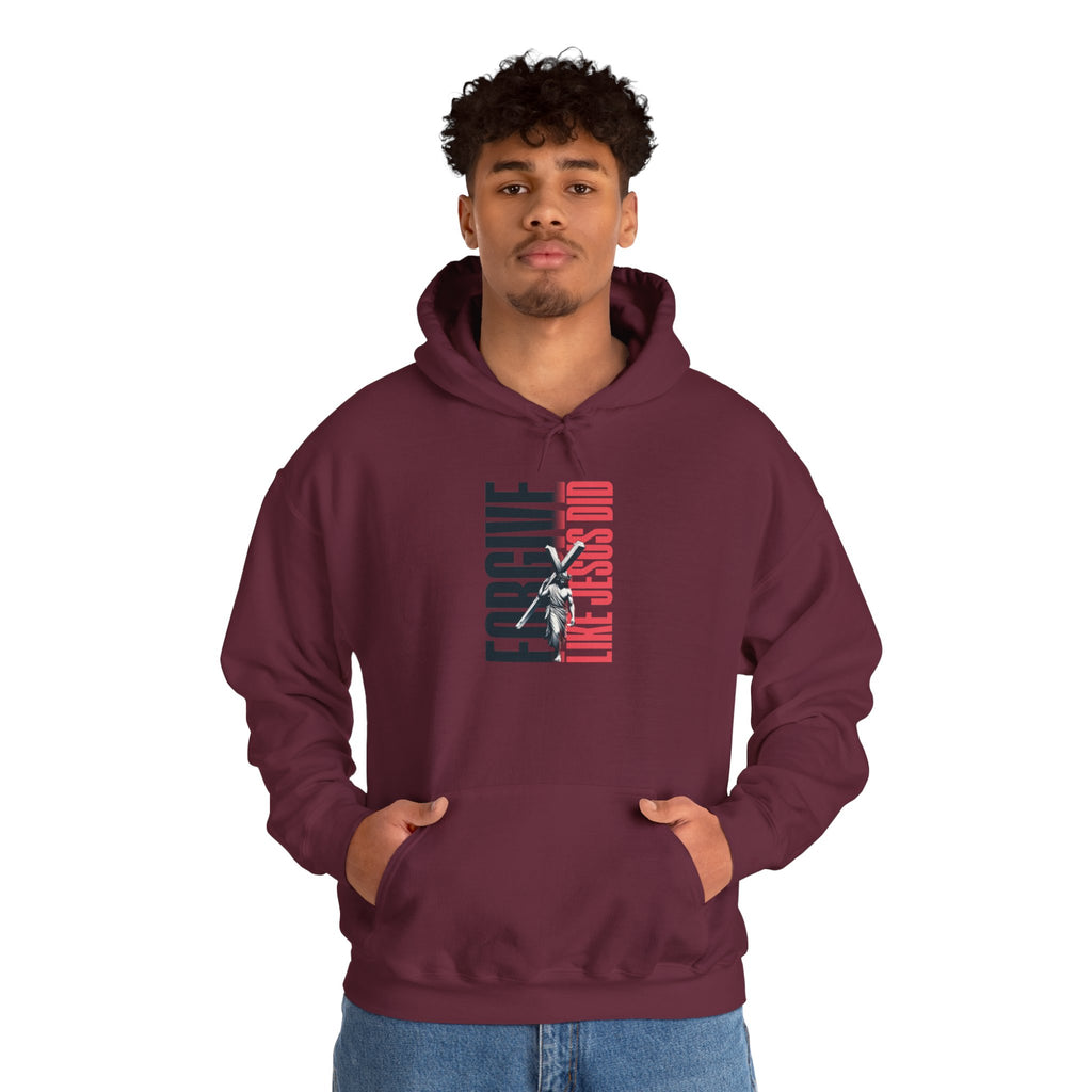 FORGIVE LIKE JESUS Motivational Hooded Sweatshirt