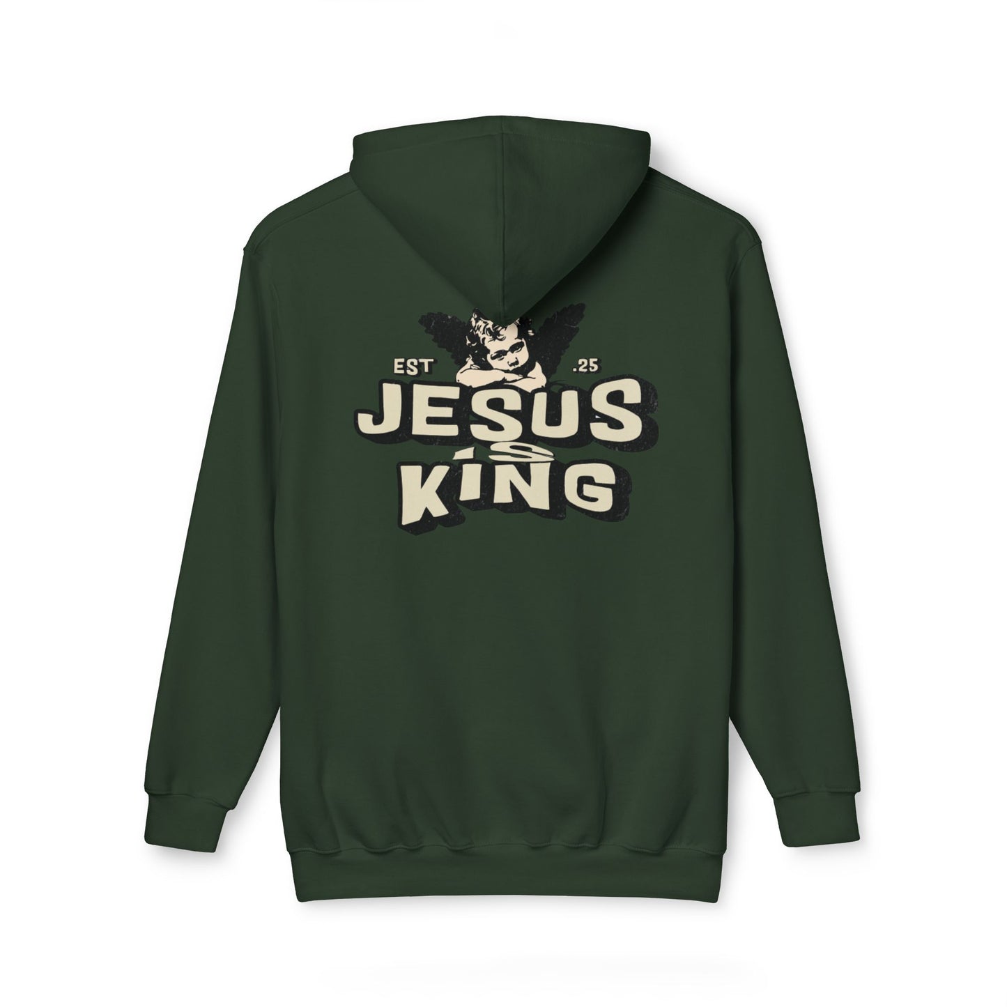 JESUS IS KING Unisex Hooded Sweatshirt