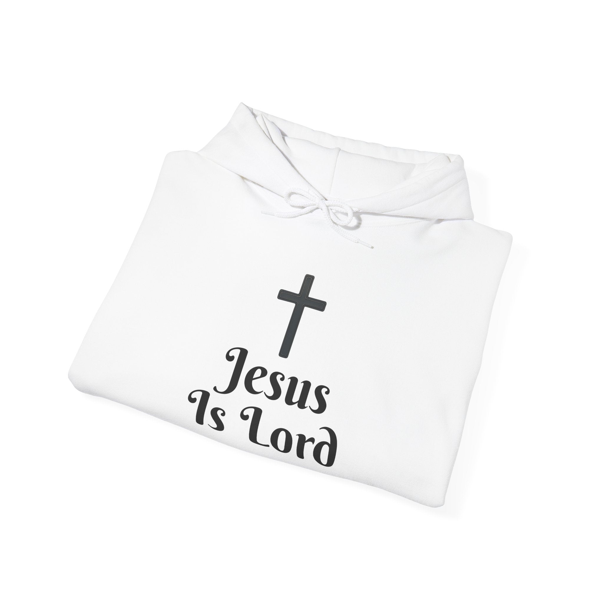 Jesus Is Lord Motivational Hooded Sweatshirt